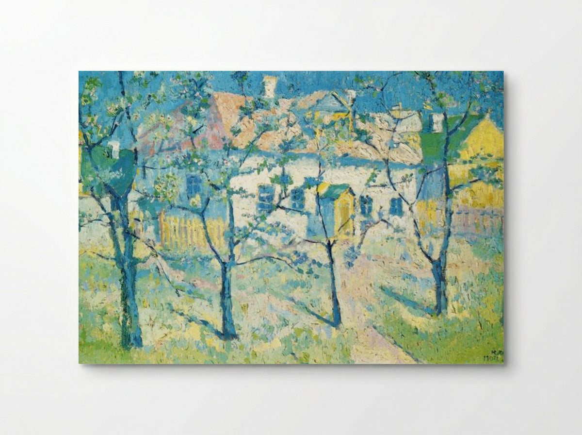 Spring Garden in Blossom - Kazimir Malevich - Poster