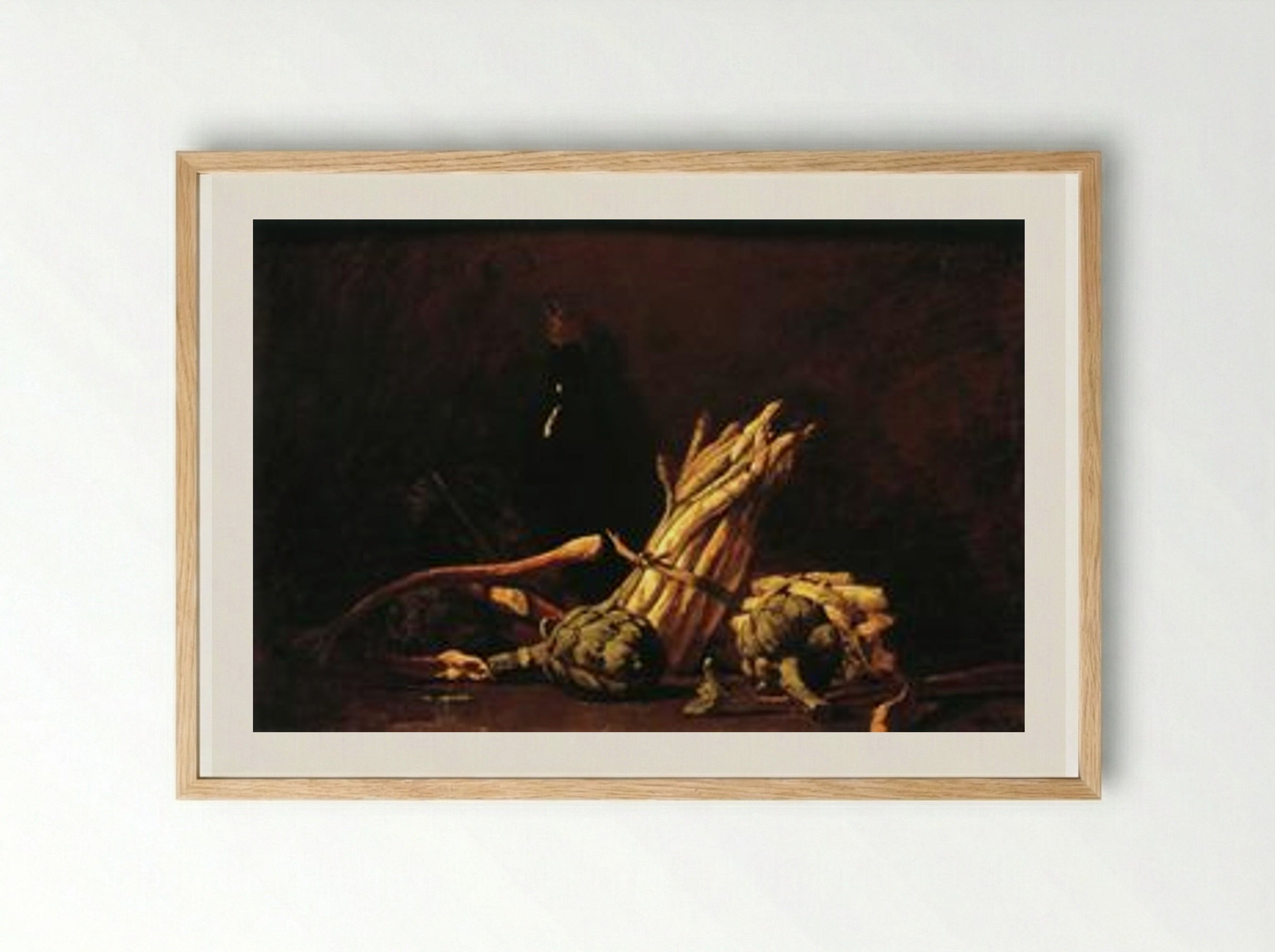 Spring Harvest (Still Life with Asparagus) - Guy Rose - Framed Print Wood