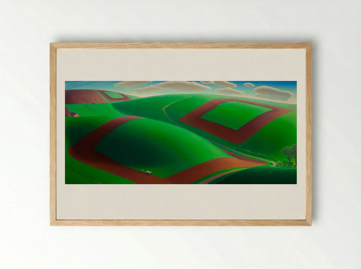 Spring Turning - Grant Wood - Framed Print Wood
