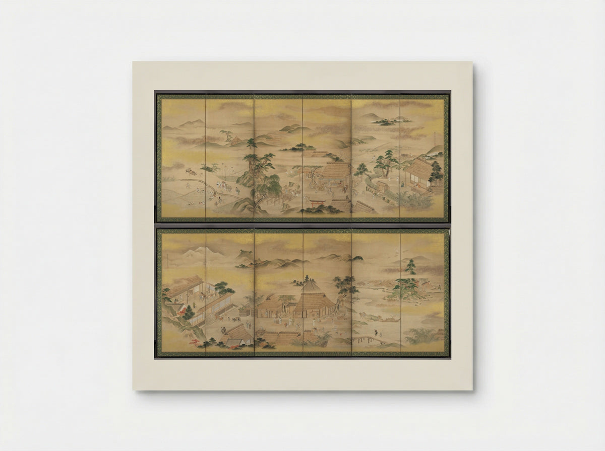 Spring and Autumn Farming - Kō Sūkoku - Poster