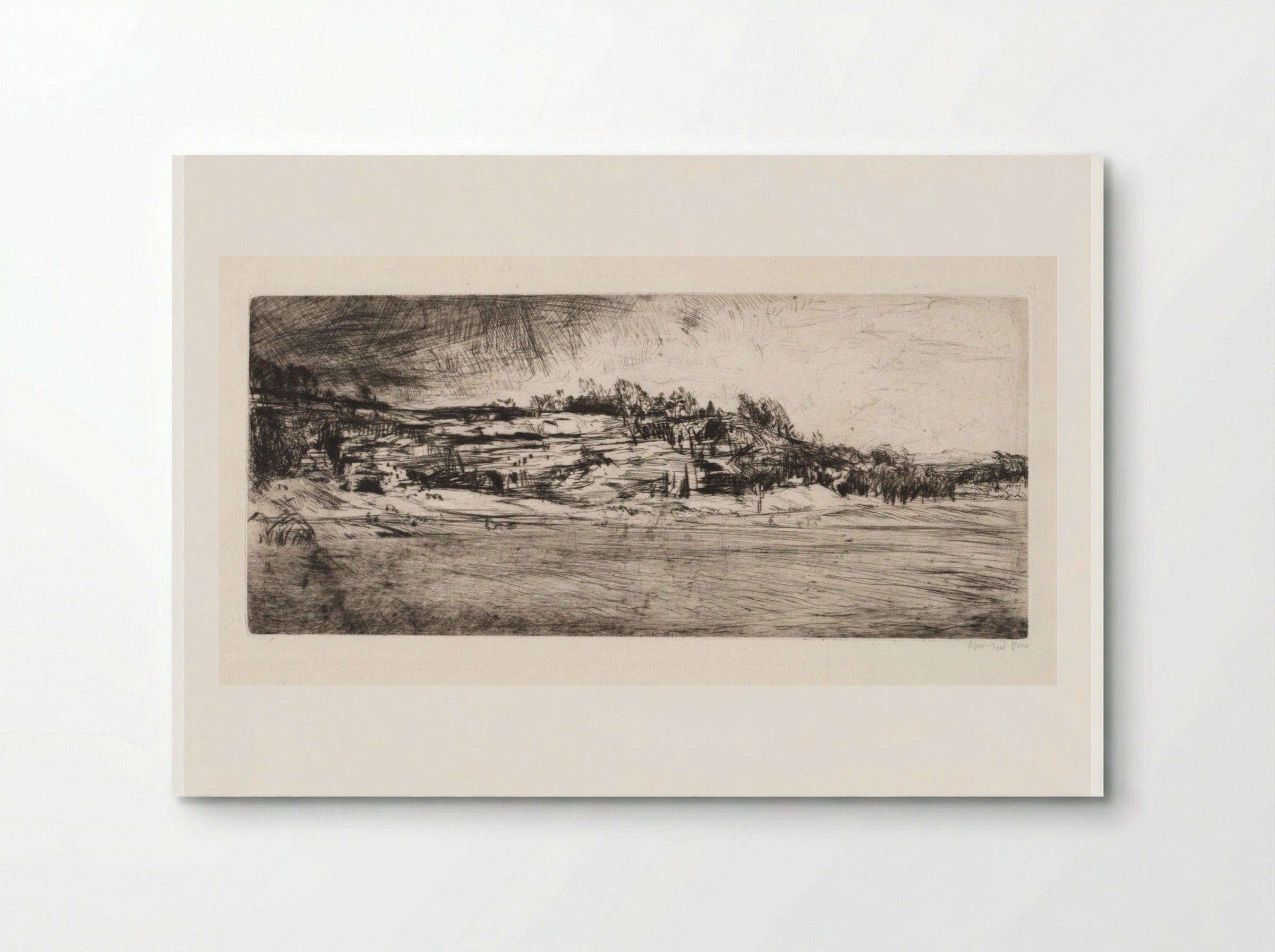 Spring at Cardross - Muirhead Bone - Poster
