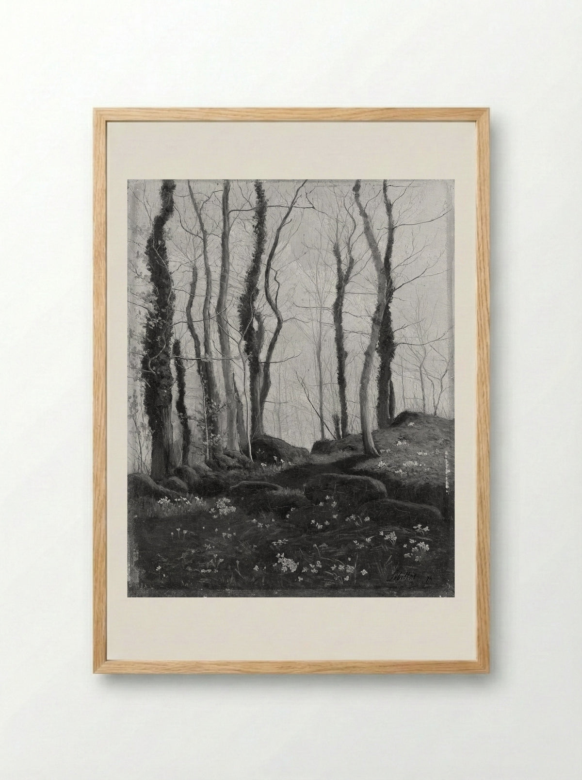 Spring in Brittany - Paul Sébillot - Framed Print Wood