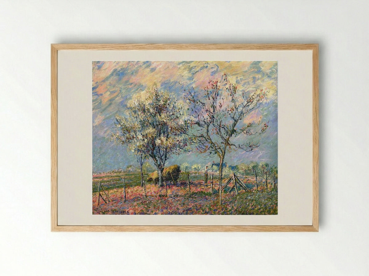 Spring - Gustave Loiseau - Framed Print Wood