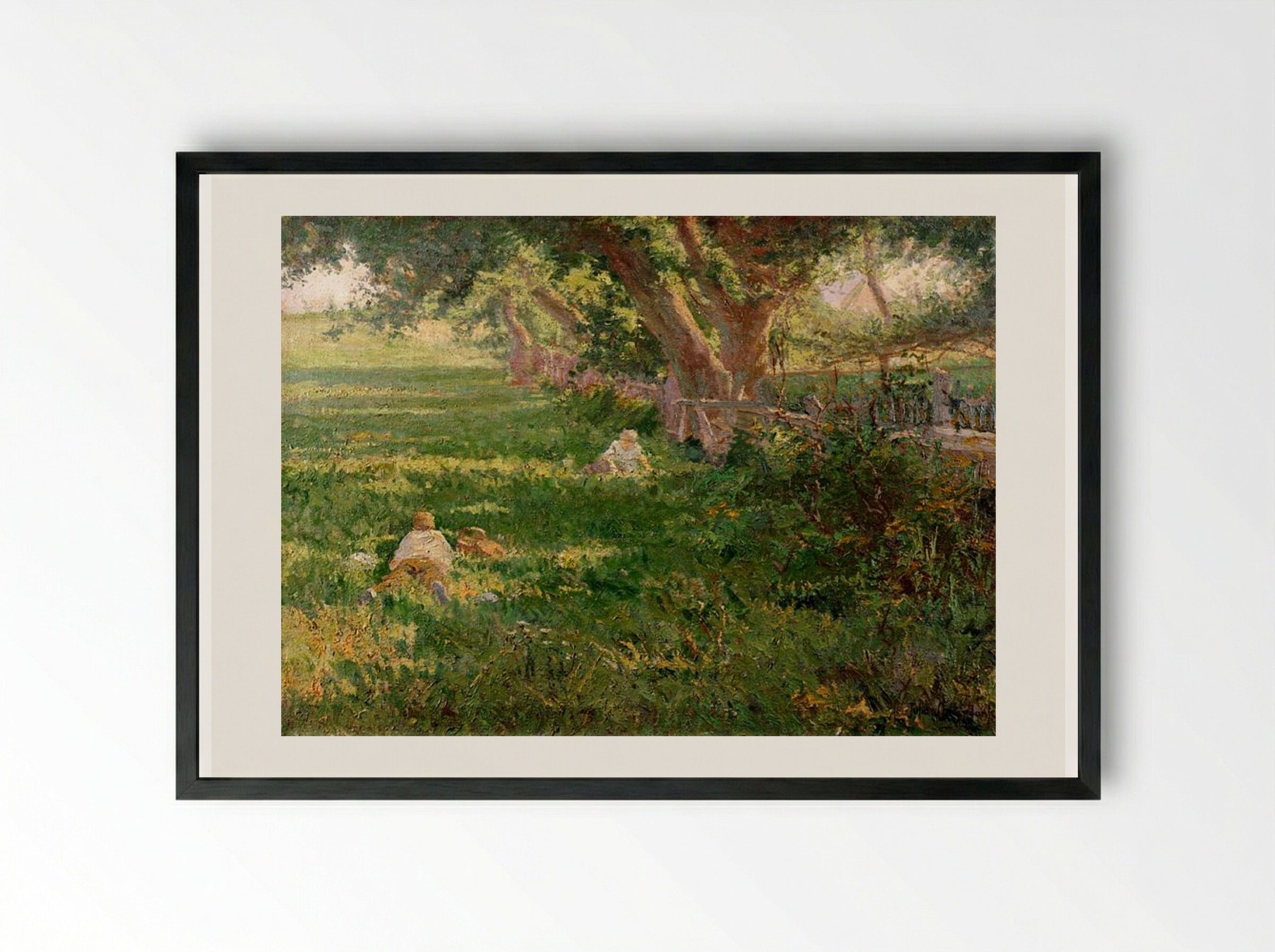 Springtime - Robert Julian Onderdonk - Framed Print Black