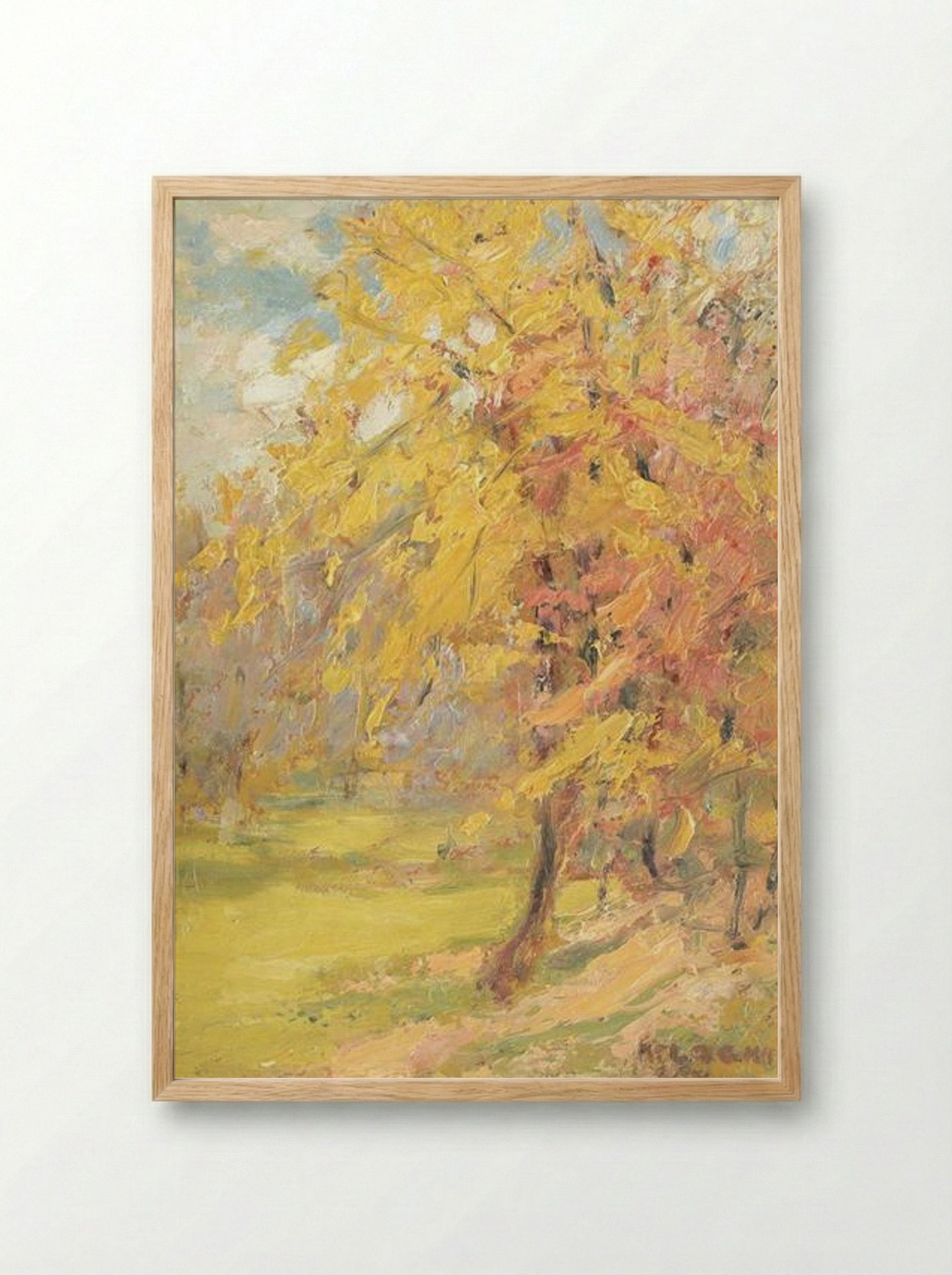 Springtime - Kimon Loghi - Framed Print Wood