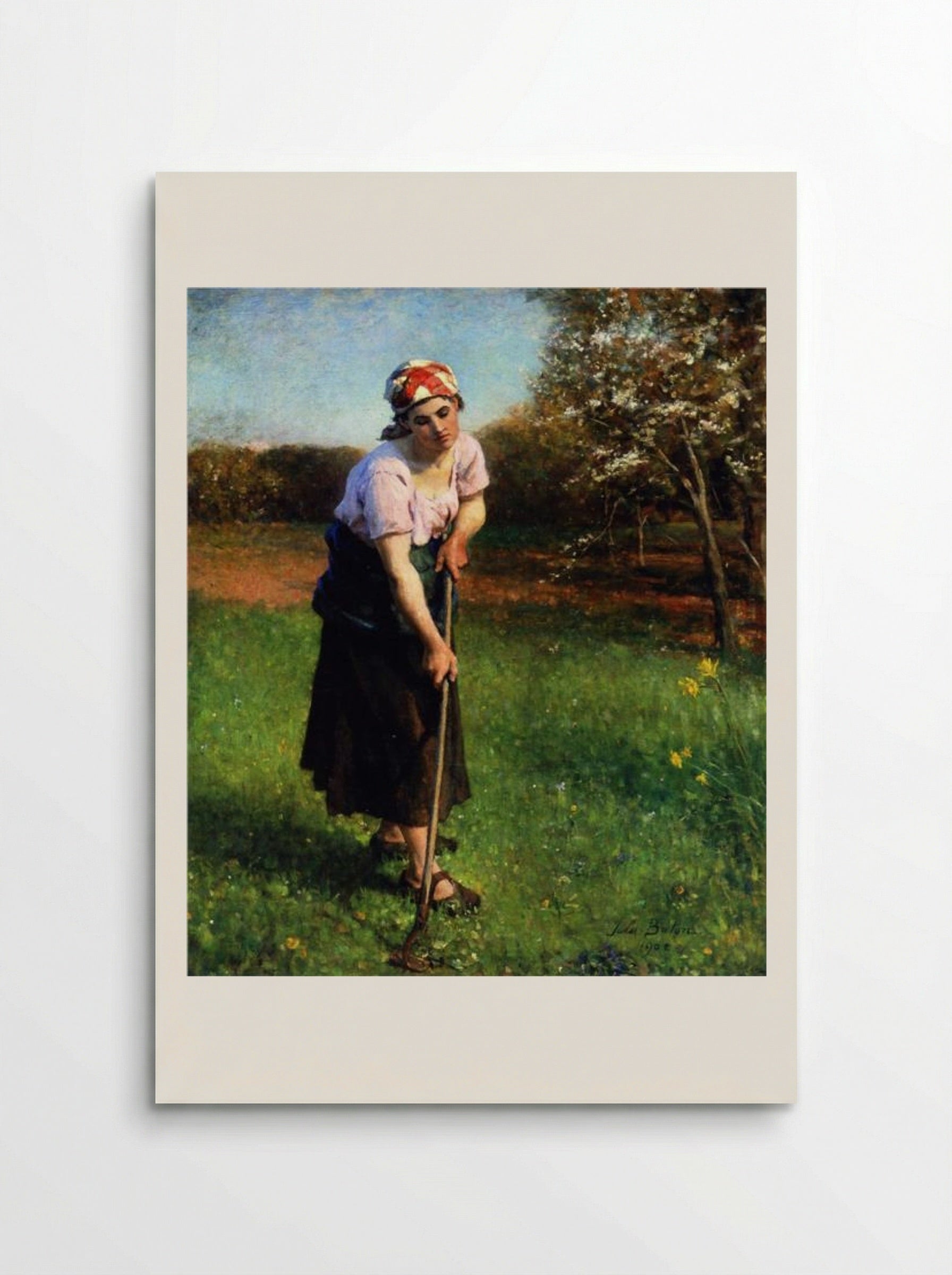 Springtime - Jules Breton - Poster
