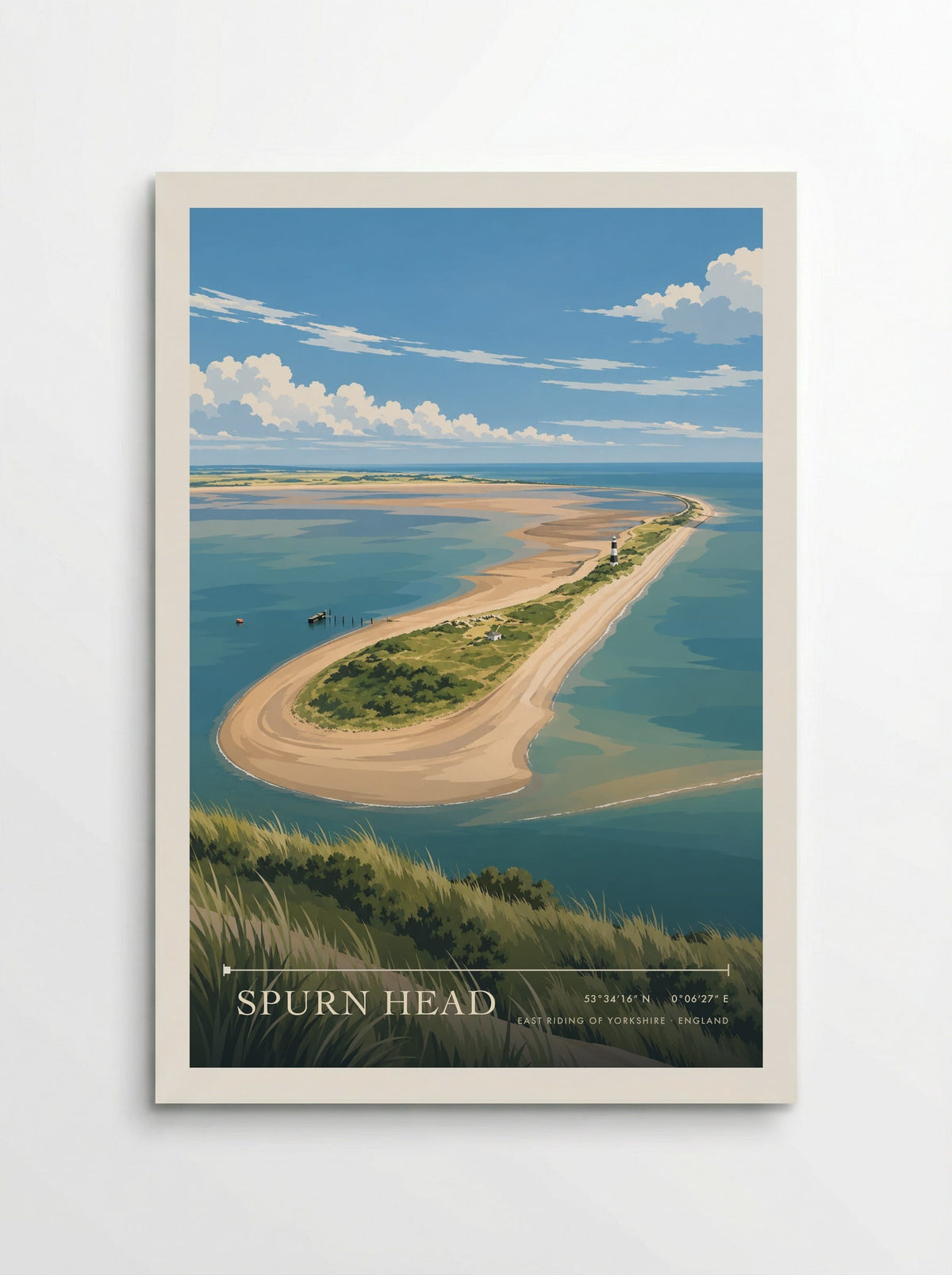 Spurn Head, East Riding of Yorkshire | Travel Poster - Poster