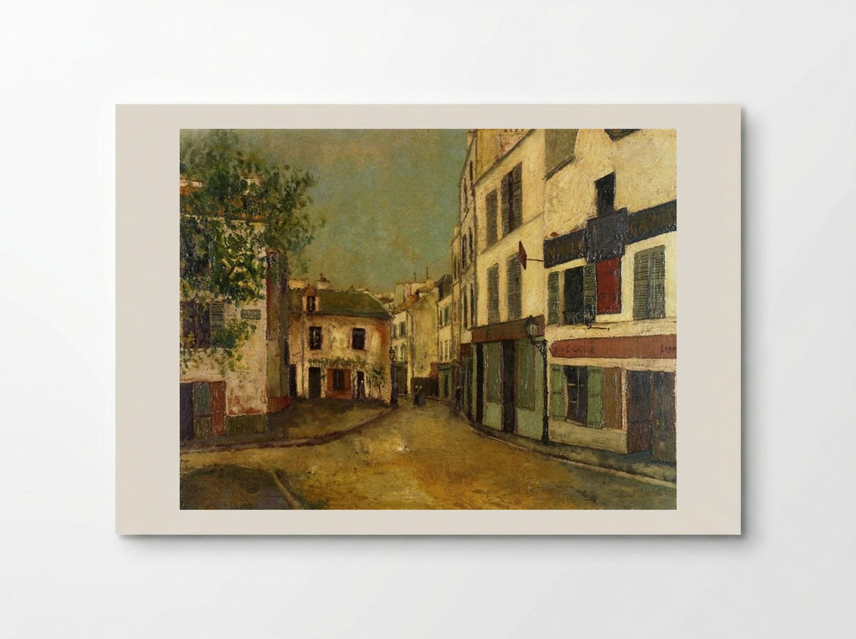 Square Tertre on Montmartre - Maurice Utrillo - Poster