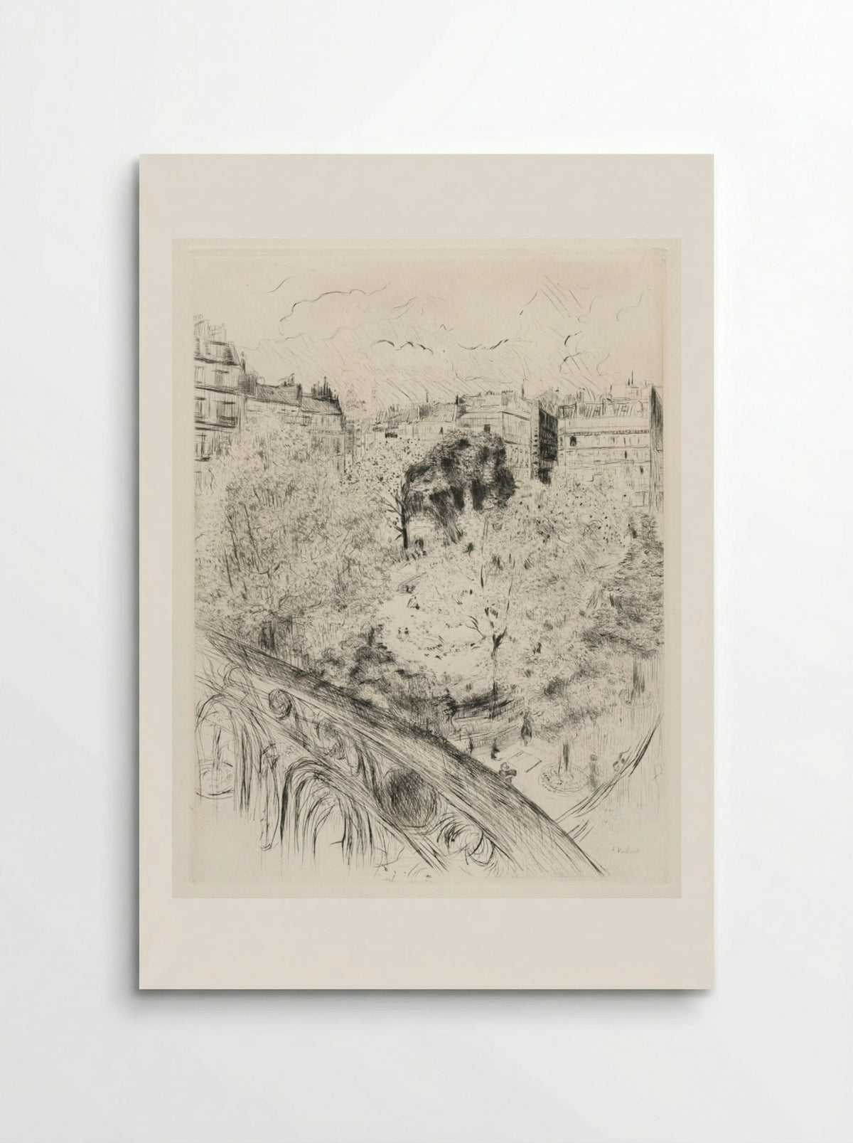 Square Vintimille - Édouard Vuillard - Poster