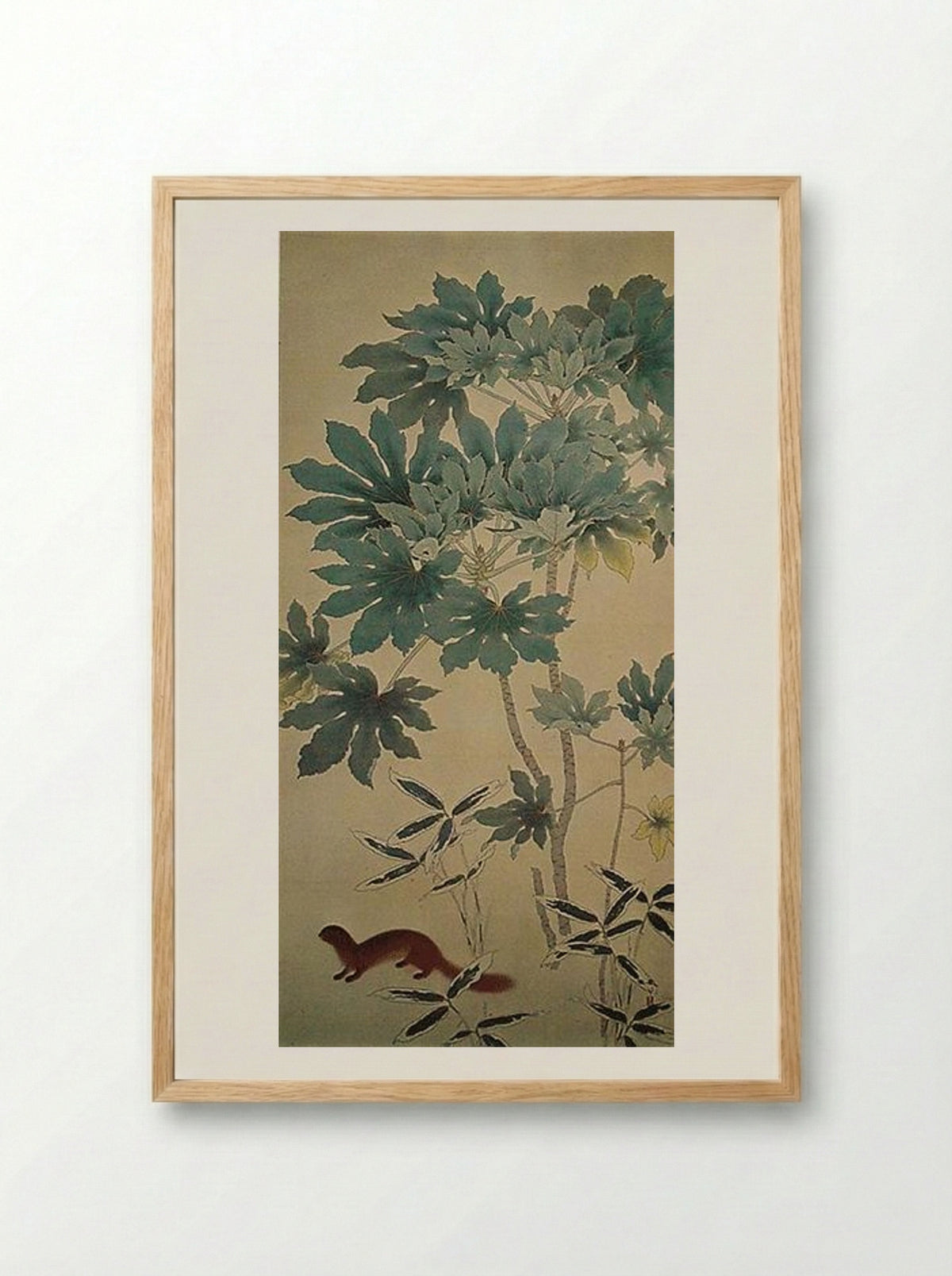 Squirrel - Hishida Shunso - Framed Print Wood