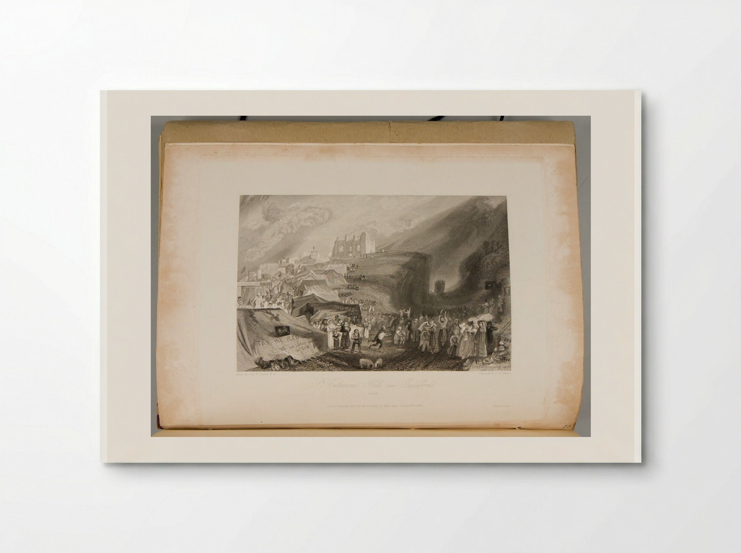 St Catherine's Hill, near Guildford - J.M.W. Turner - Poster