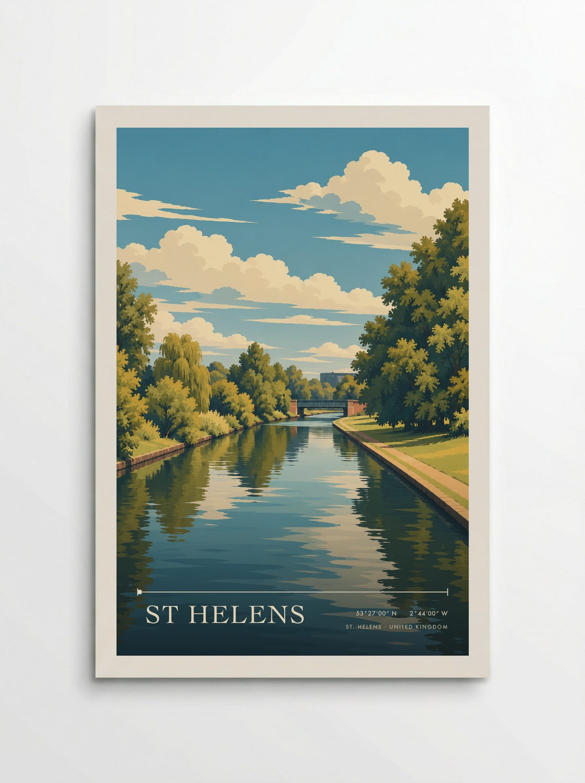 St Helens, St. Helens | Travel Poster - Poster