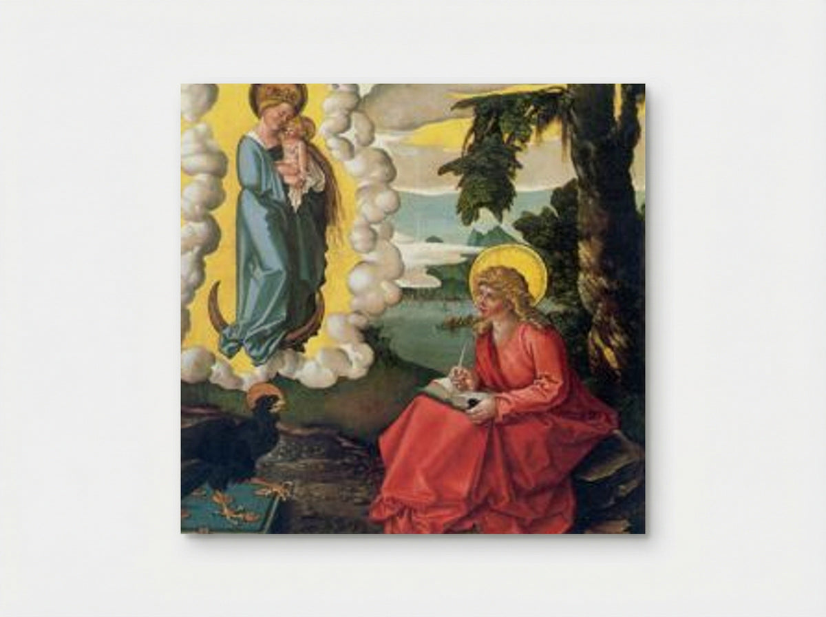 St John at Patmos - Hans Baldung - Poster