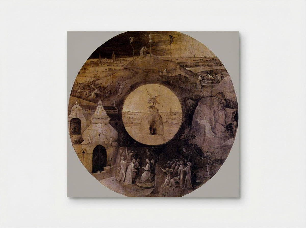 St John the Evangelist on Patmos (reverse) - Hieronymus Bosch - Poster