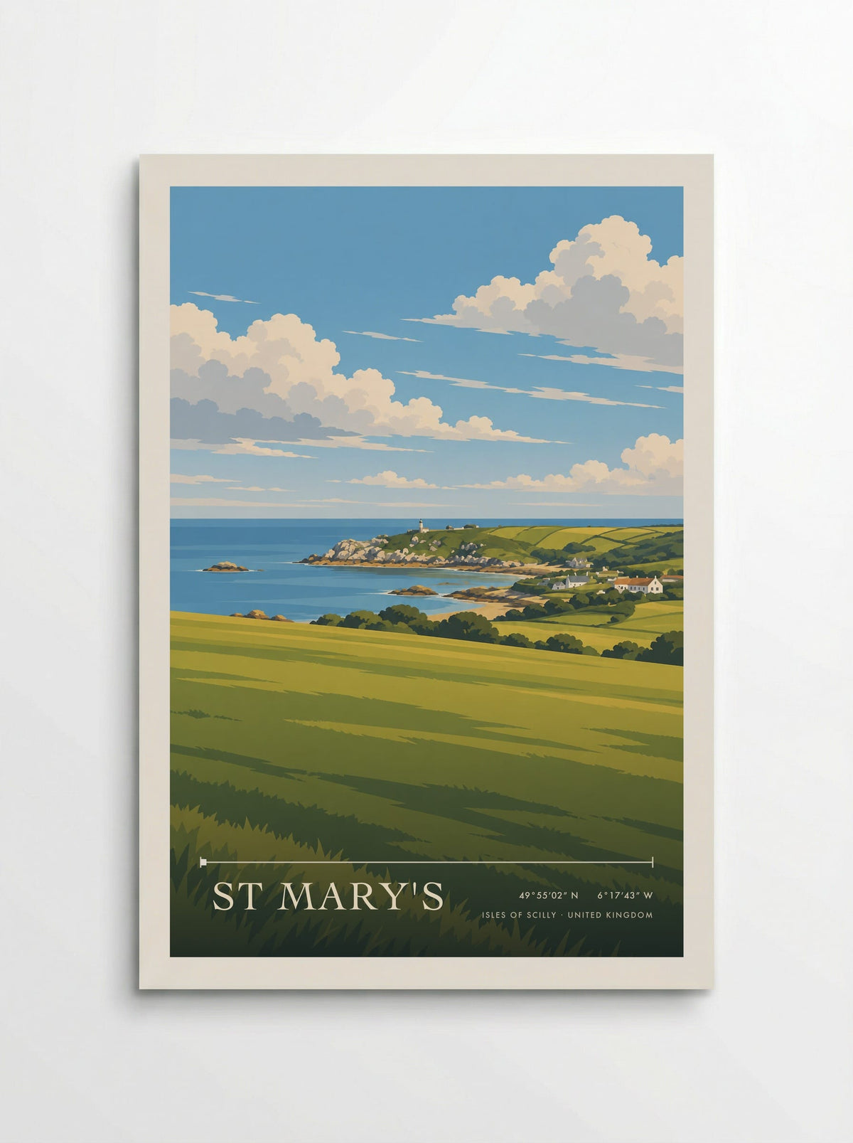 St Mary's, Isles of Scilly | Travel Poster - Poster