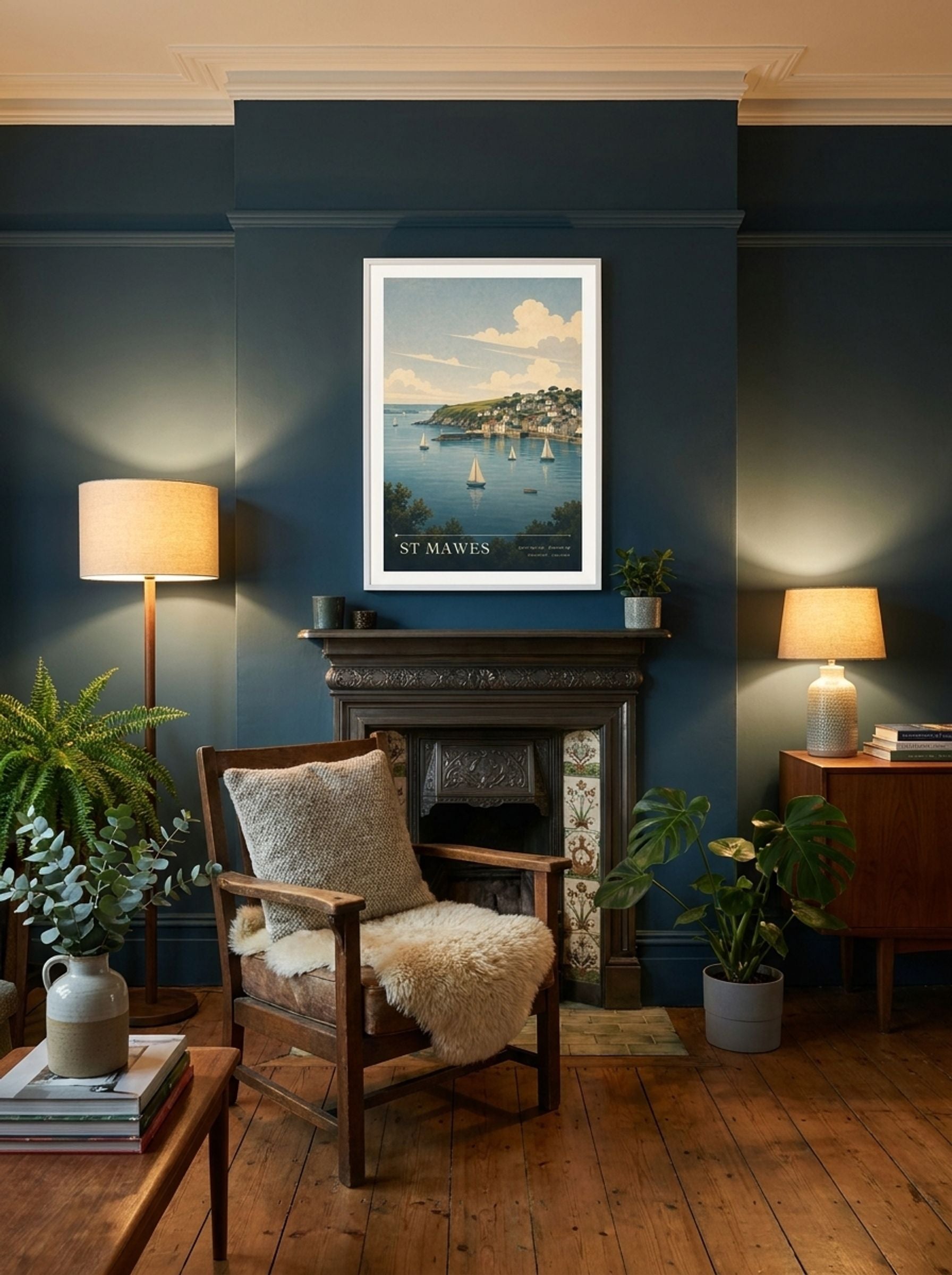 St Mawes Cornwall England Travel Poster - Lifestyle