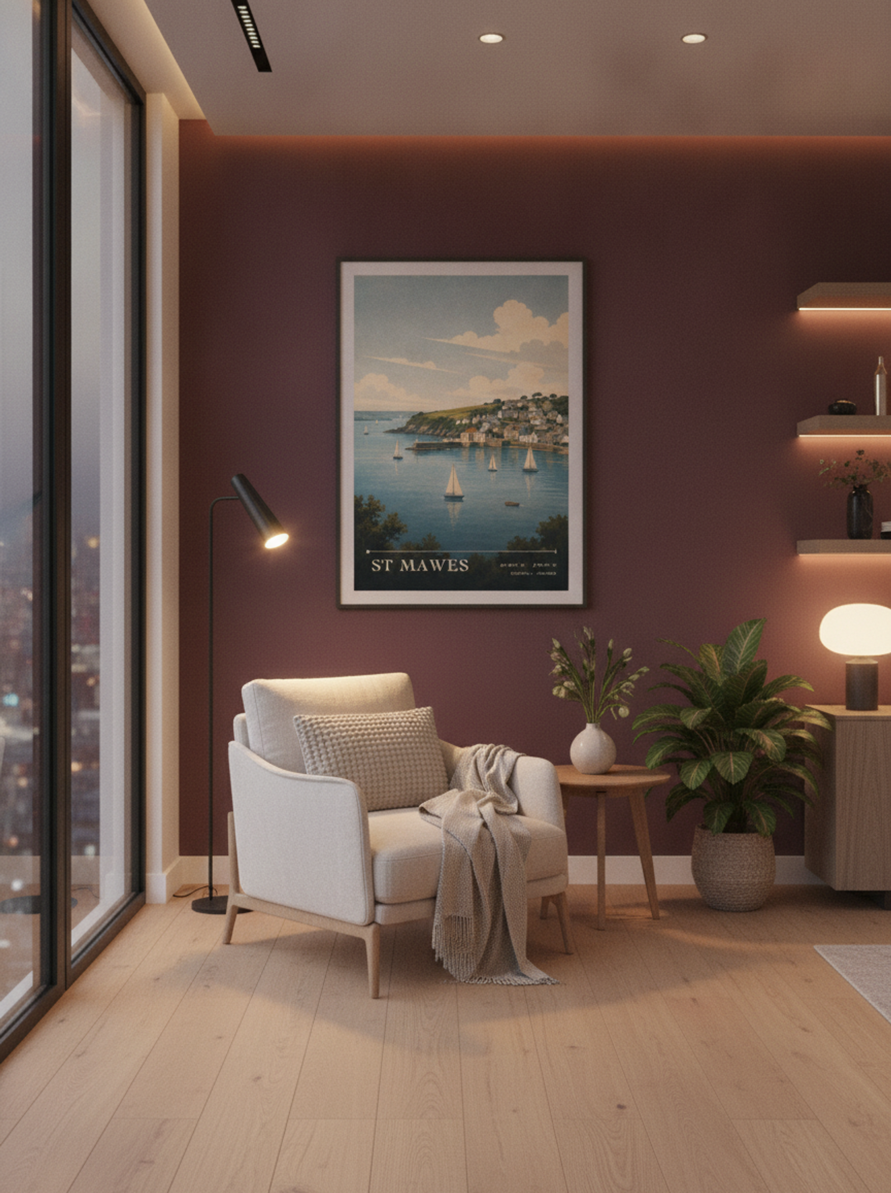 St Mawes Cornwall England Travel Poster - Lifestyle
