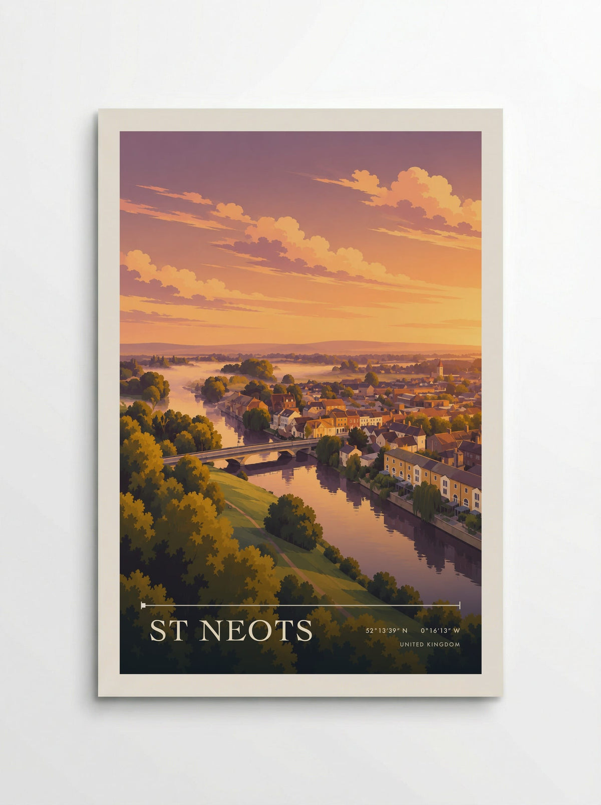 St Neots | Travel Poster - Poster
