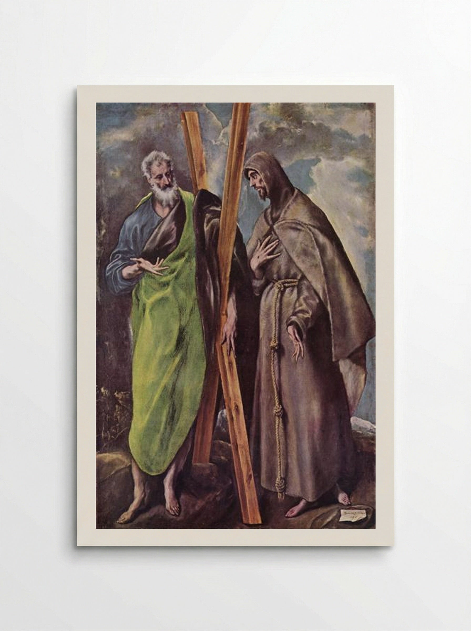 St. Andrew and St. Francis - El Greco - Poster