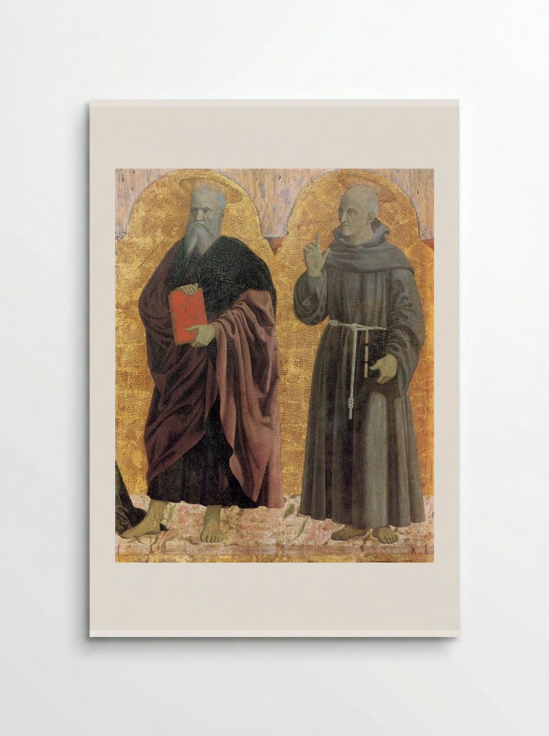 St. Andrew and St. Bernardino - Piero della Francesca - Poster