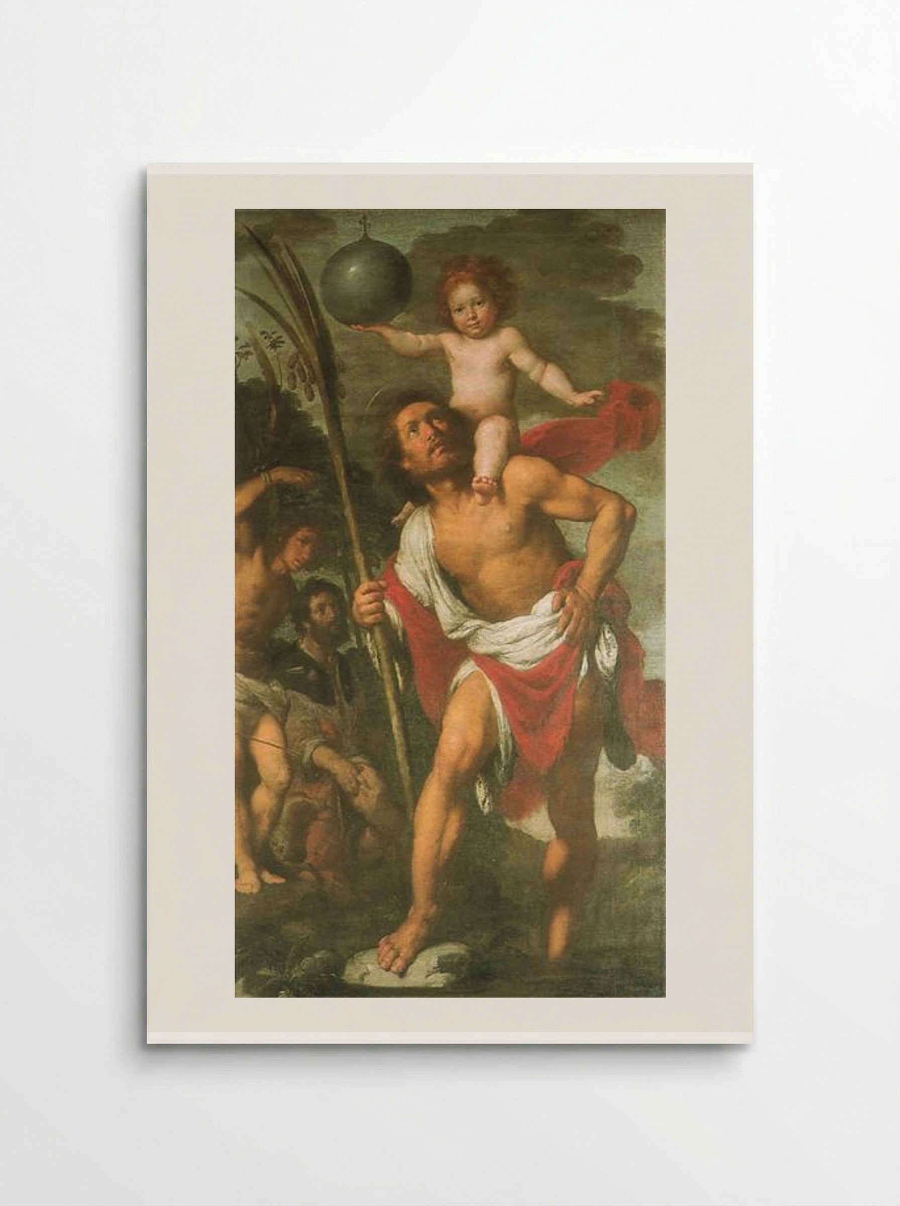 St. Christopher, St. Sebastian, and St. Roch - Bernardo Strozzi - Poster