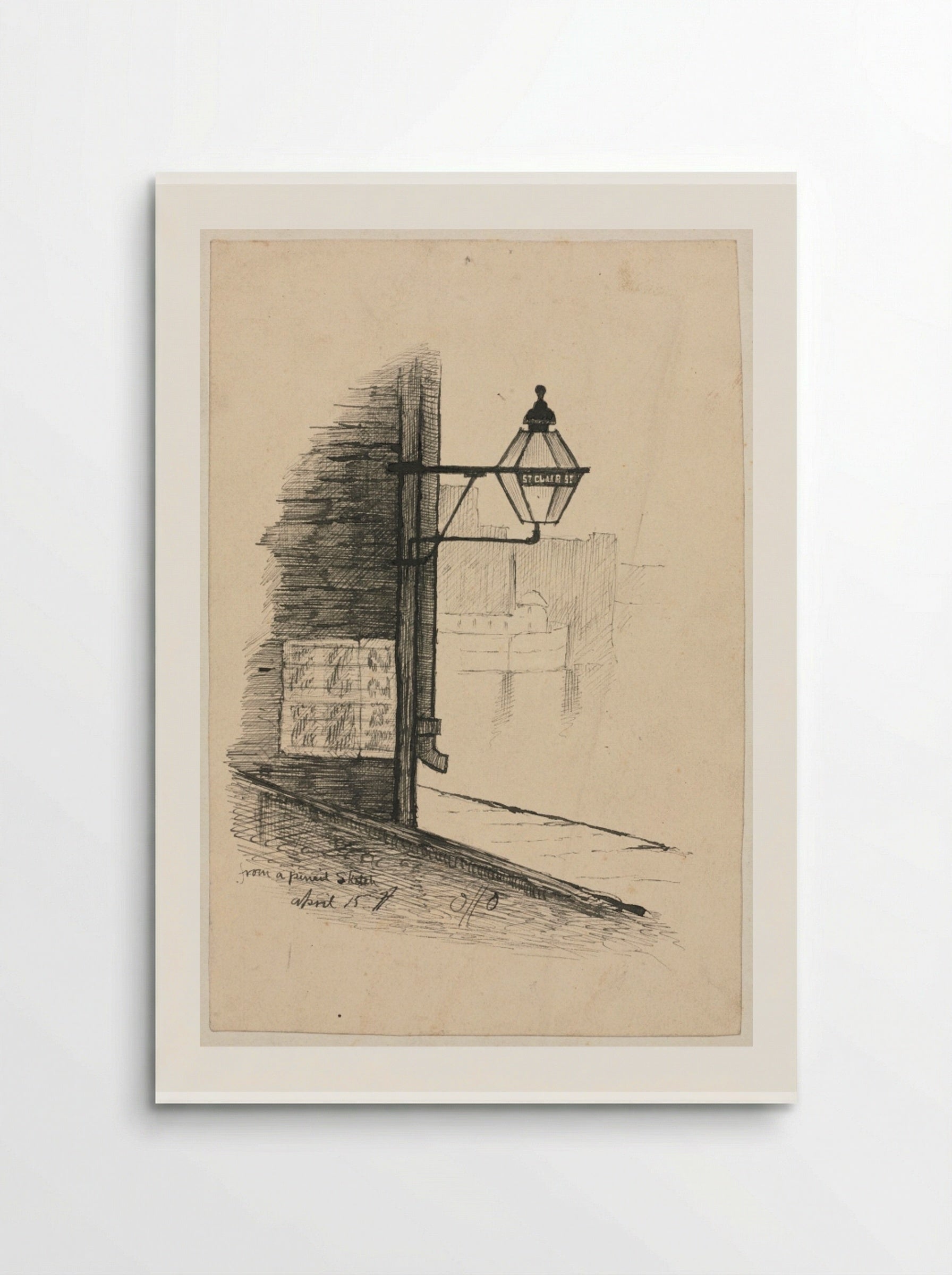 St. Clair Street, Cleveland - Otto H. Bacher - Poster