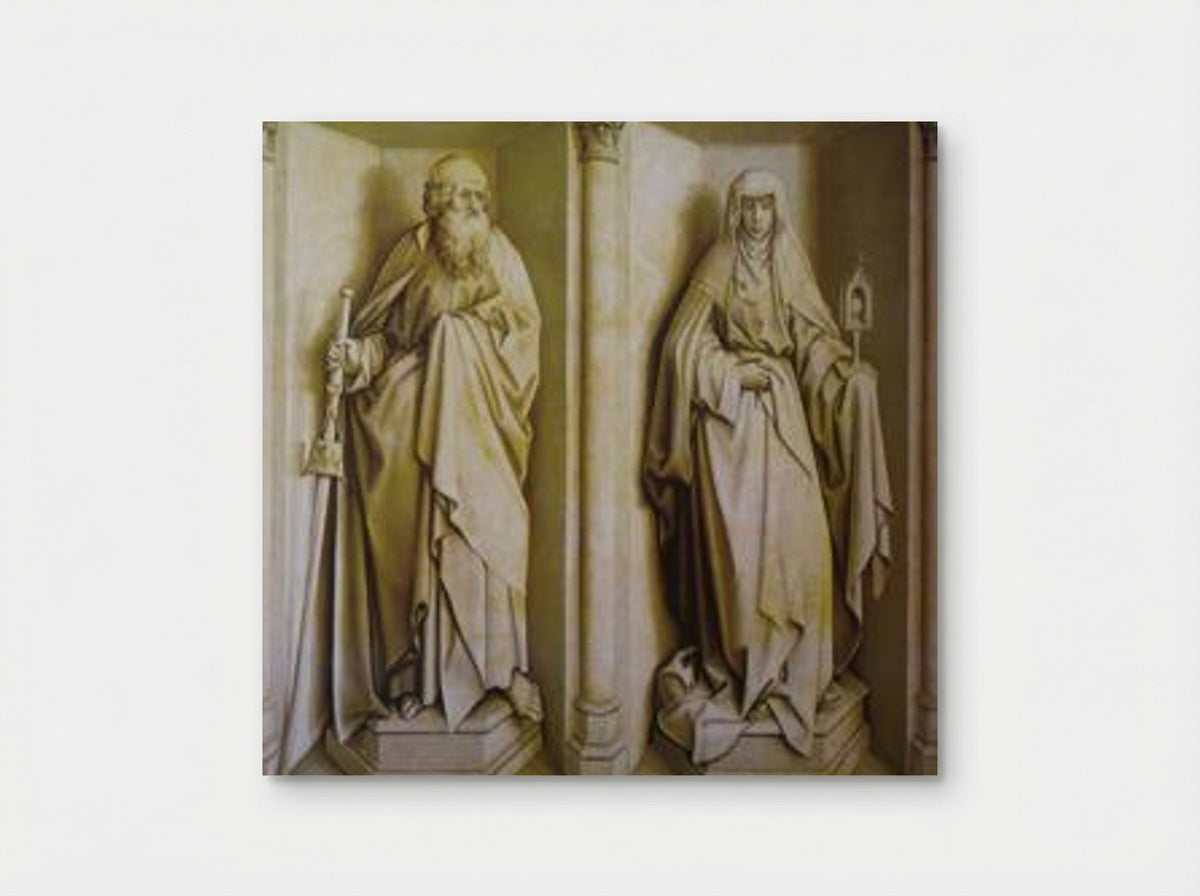 St. James the Great and St. Clare - Rogier van der Weyden - Poster