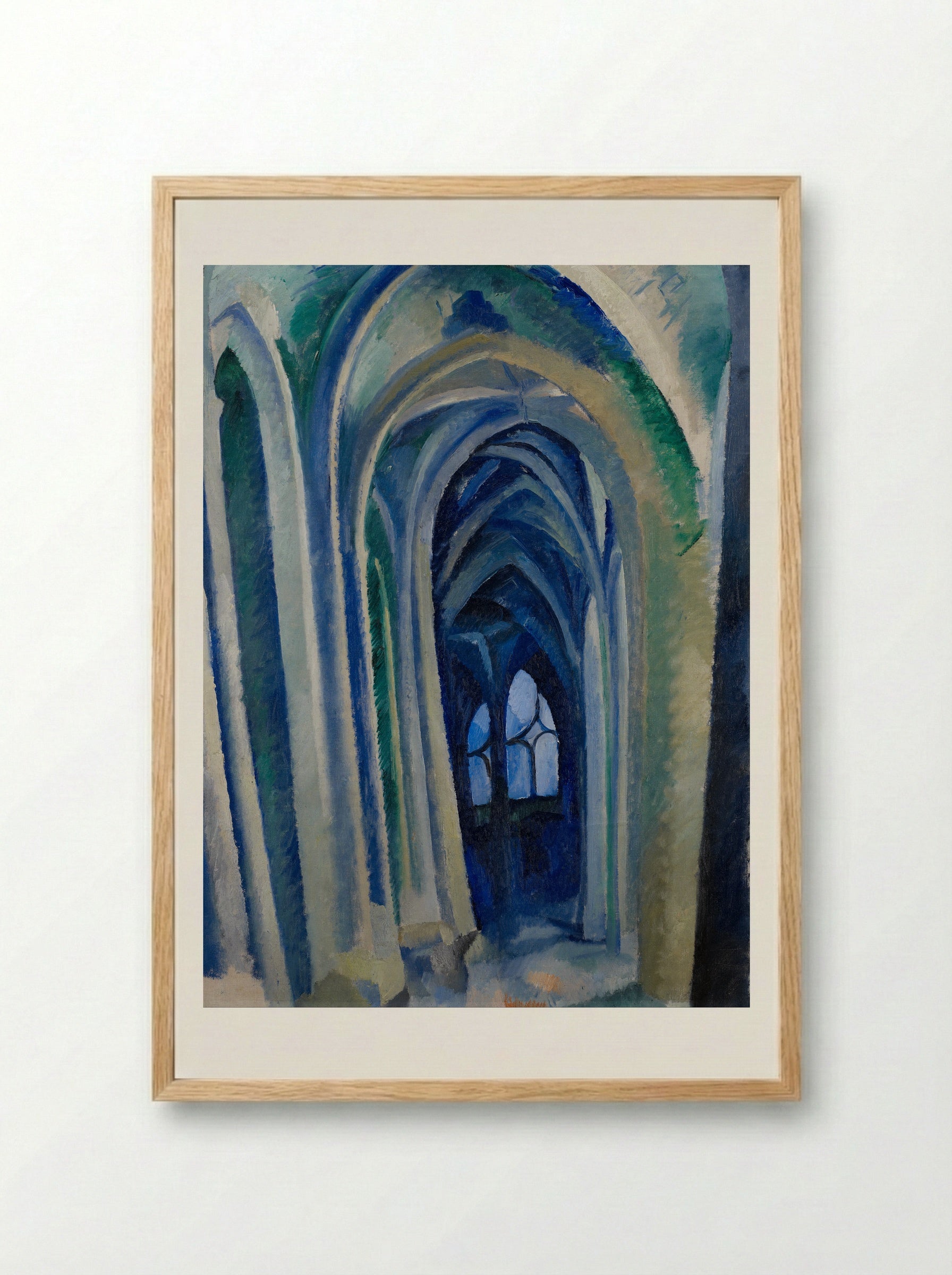 St. Severin, No. 3 - Robert Delaunay - Framed Print Wood