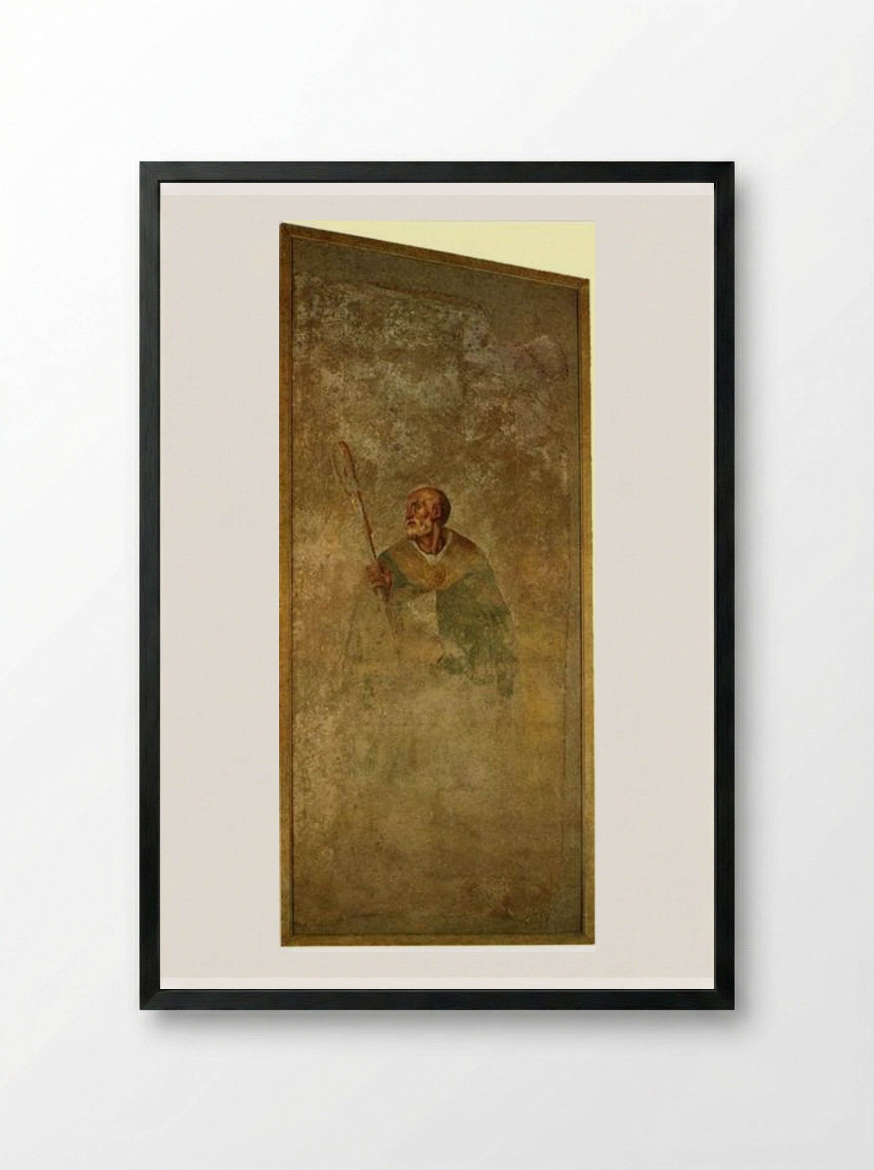 St. Julian - Jacopo Pontormo - Framed Print Black