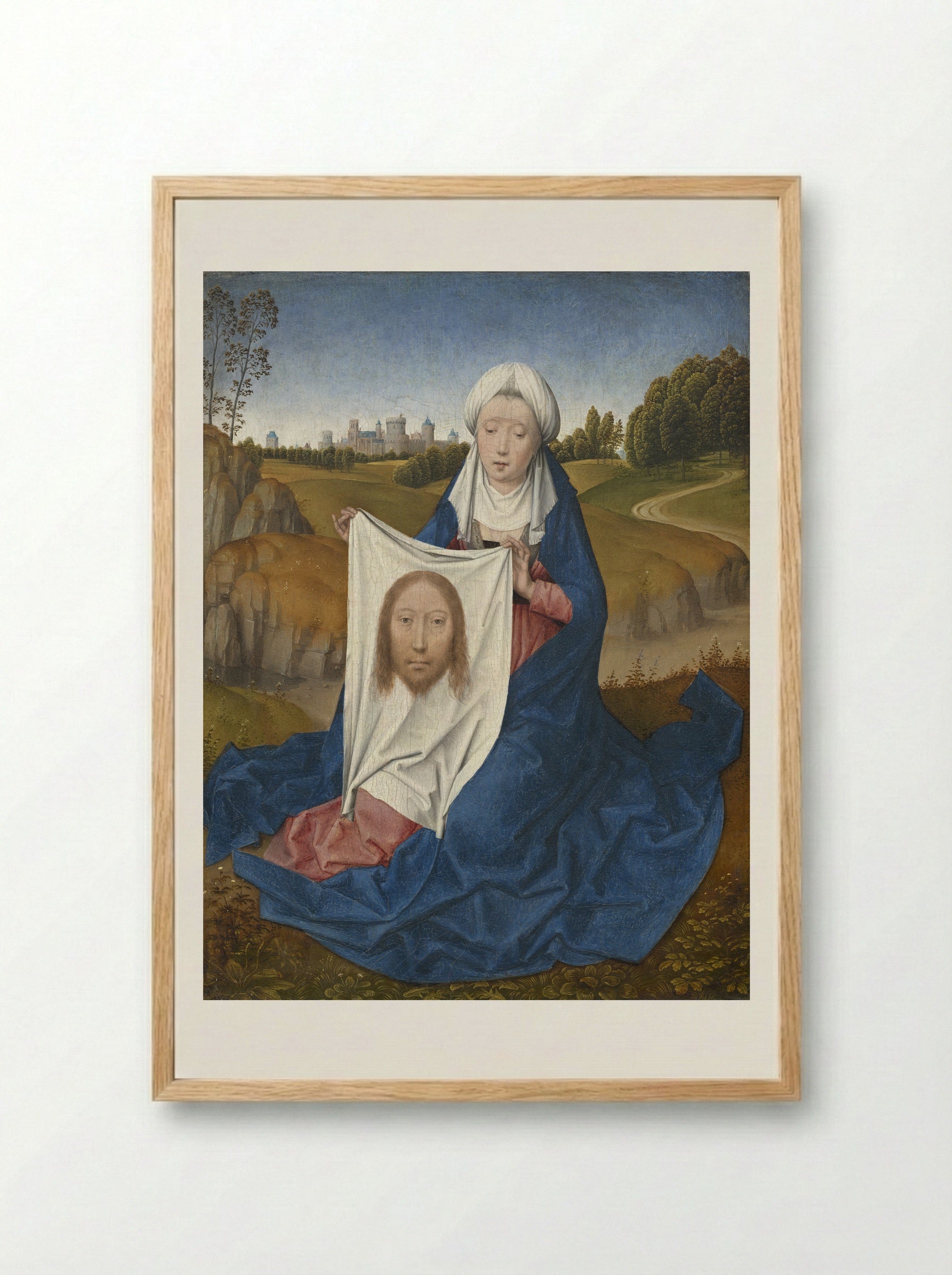 St. Veronica - Hans Memling - Framed Print Wood