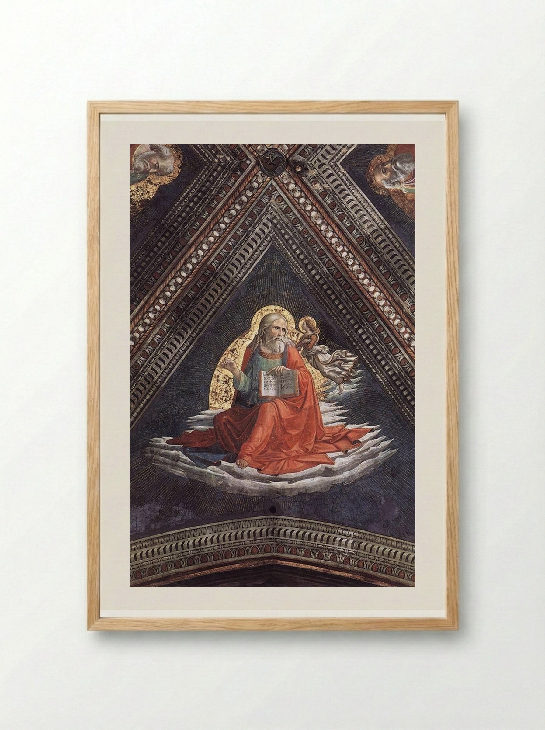 St. Matthew the Evangelist - Domenico Ghirlandaio - Framed Print Wood