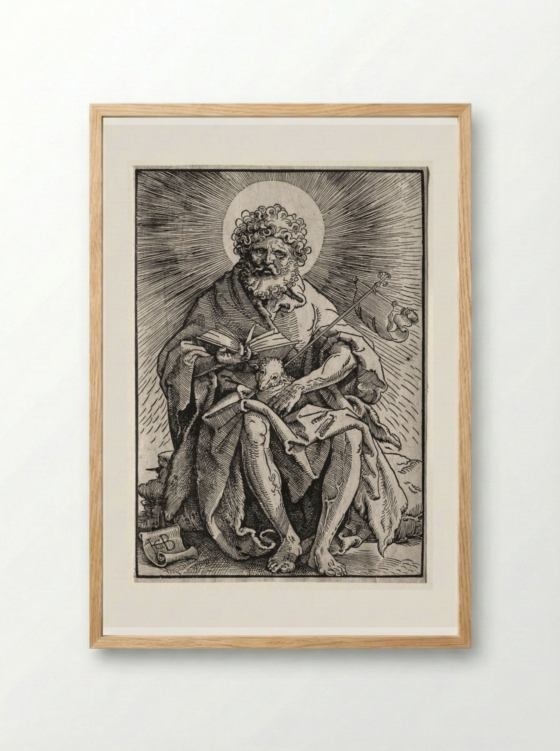 St. John the Baptist - Hans Baldung - Framed Print Wood