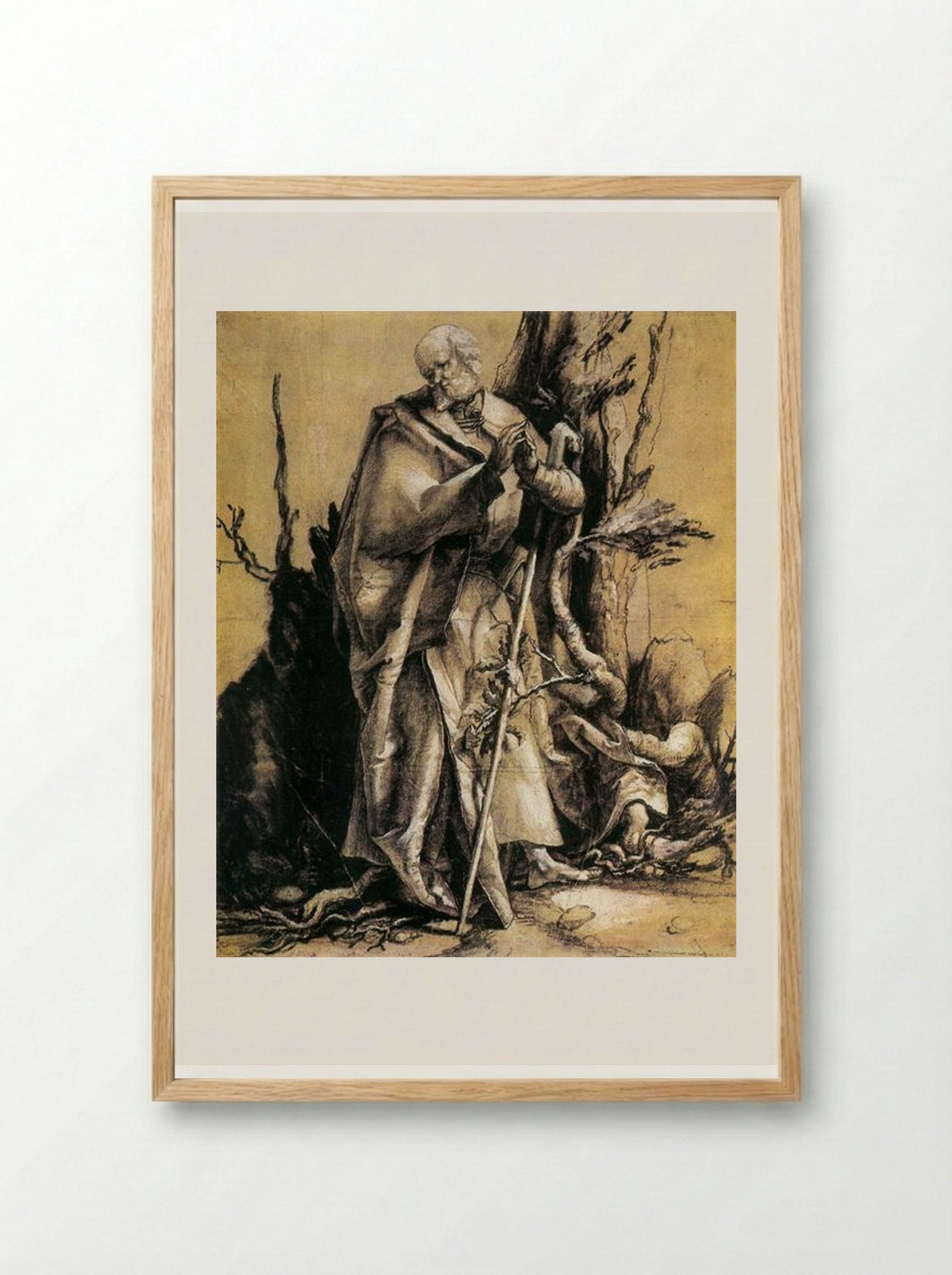 St. John in the Forest - Matthias Grünewald - Framed Print Wood