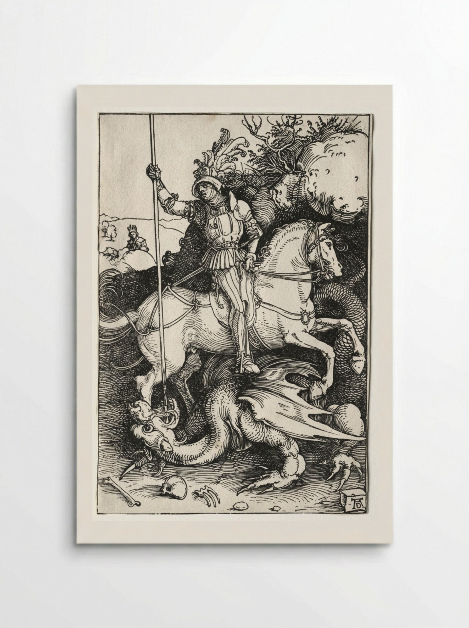 St. George on Horseback - Albrecht Dürer - Poster