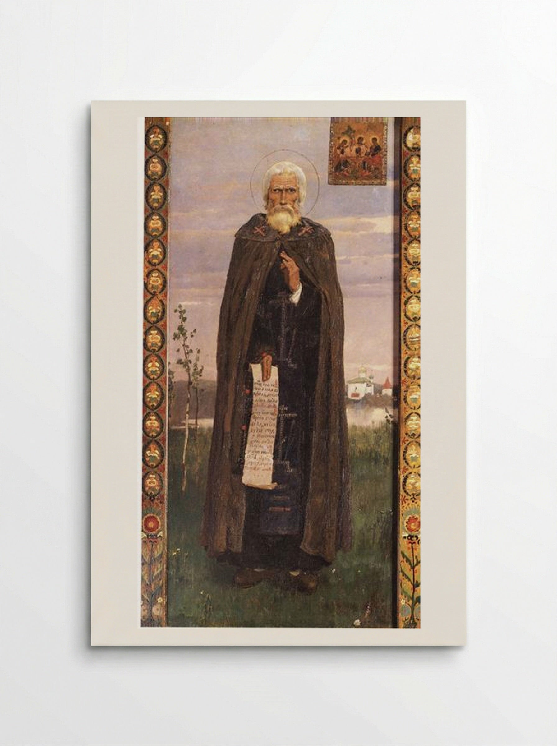 St. Sergius of Radonezh - Viktor Vasnetsov - Poster