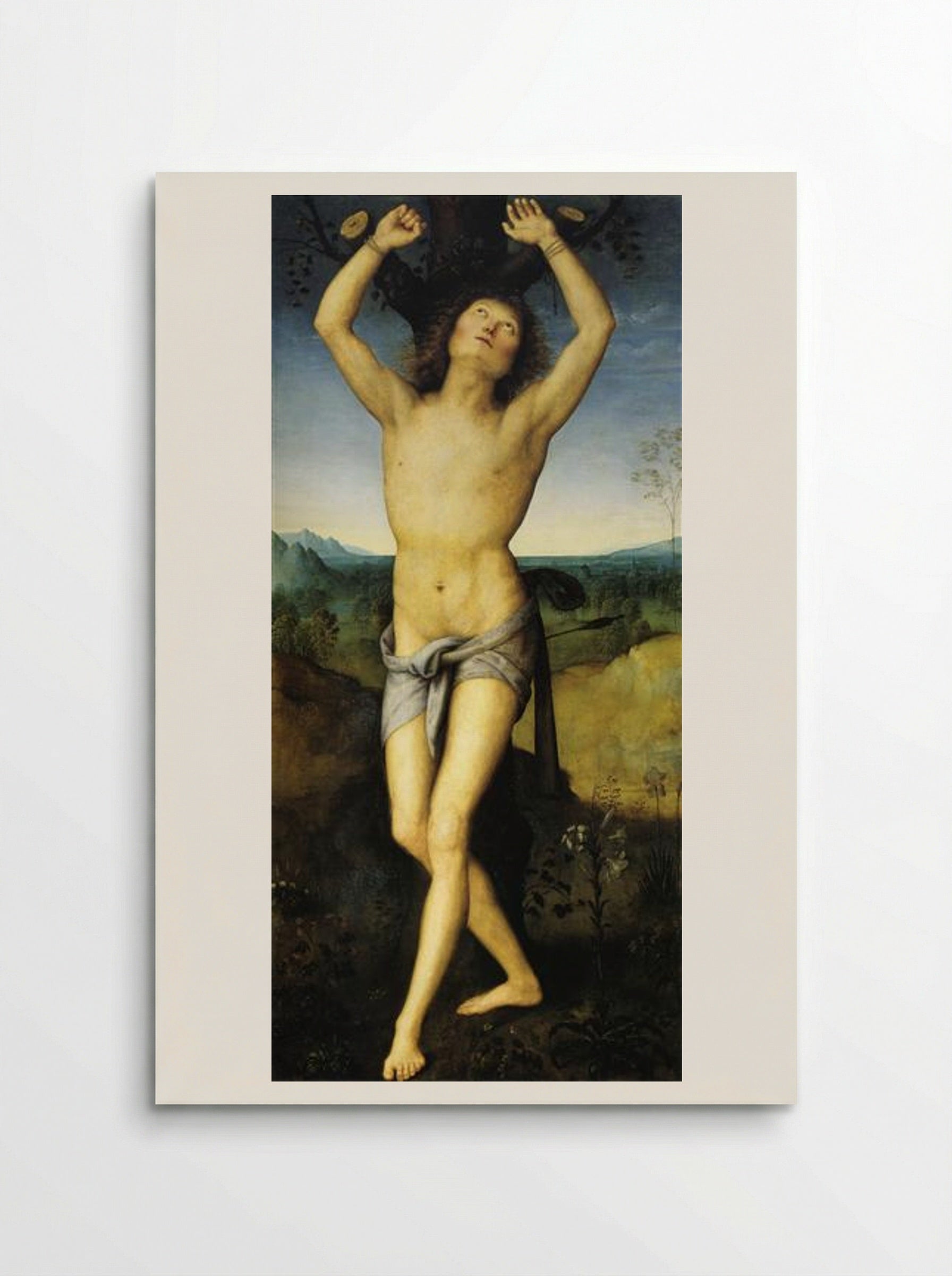 St. Sebastian - Pietro Perugino - Poster
