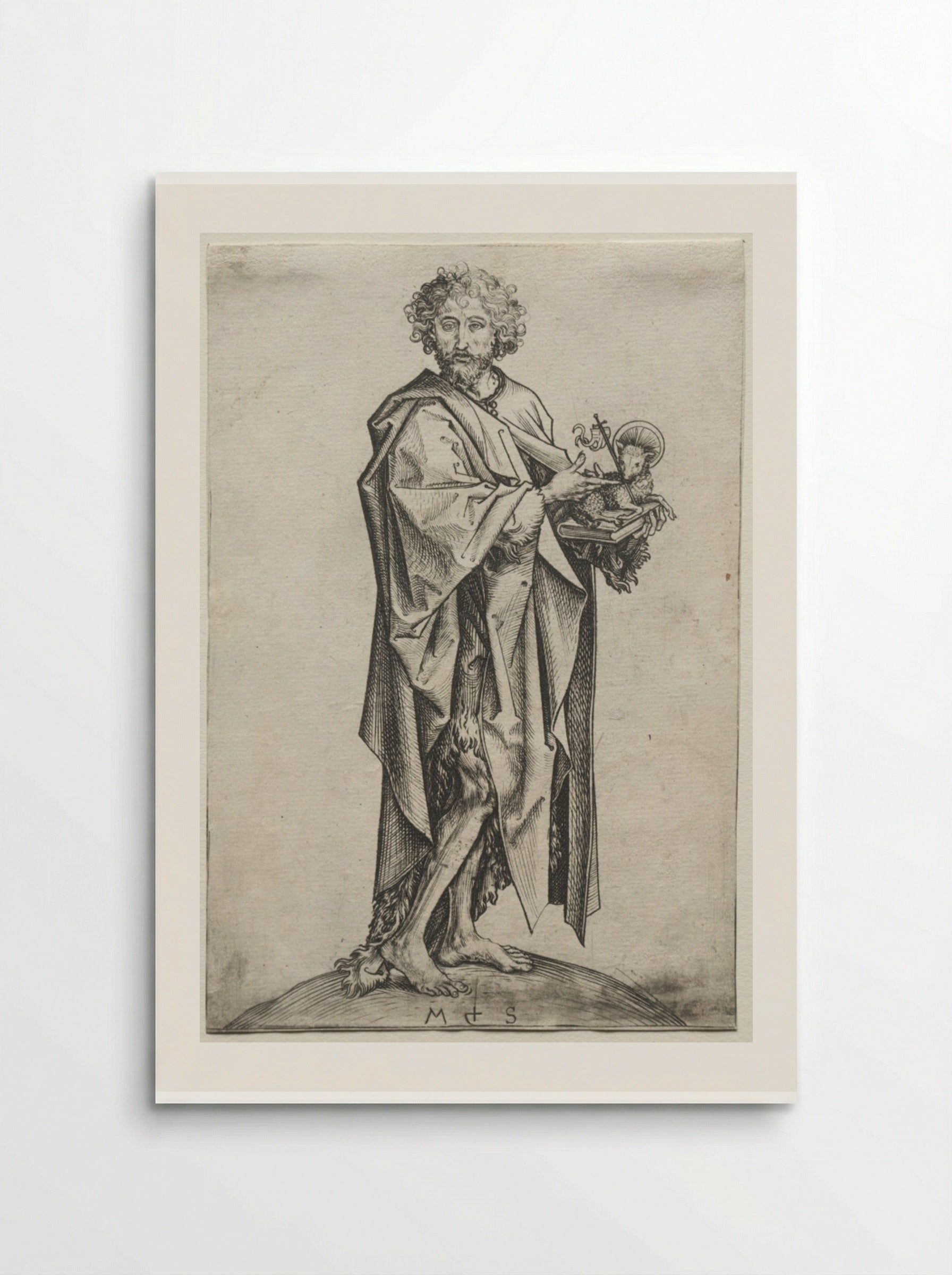 St. John the Baptist - Martin Schongauer - Poster