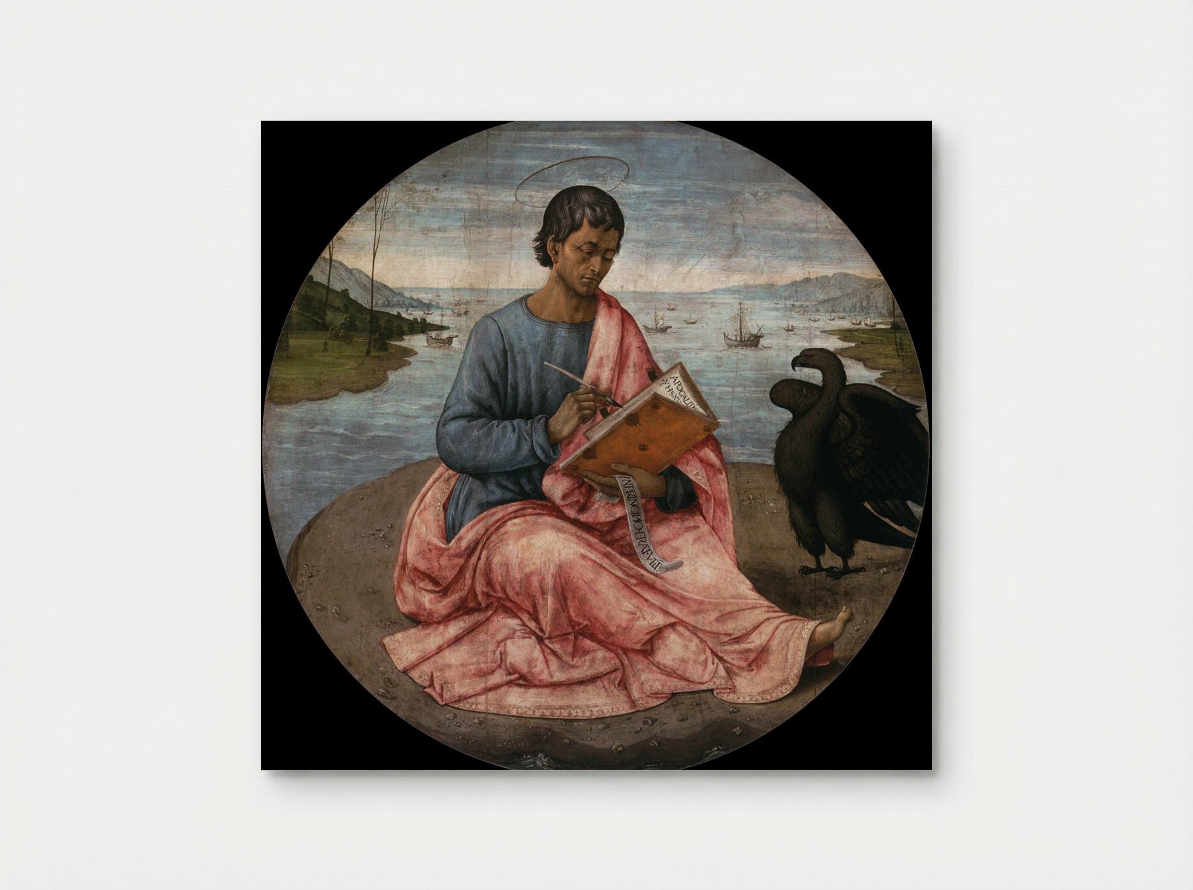 St. John the Evangelist on Patmos - Domenico Ghirlandaio - Poster