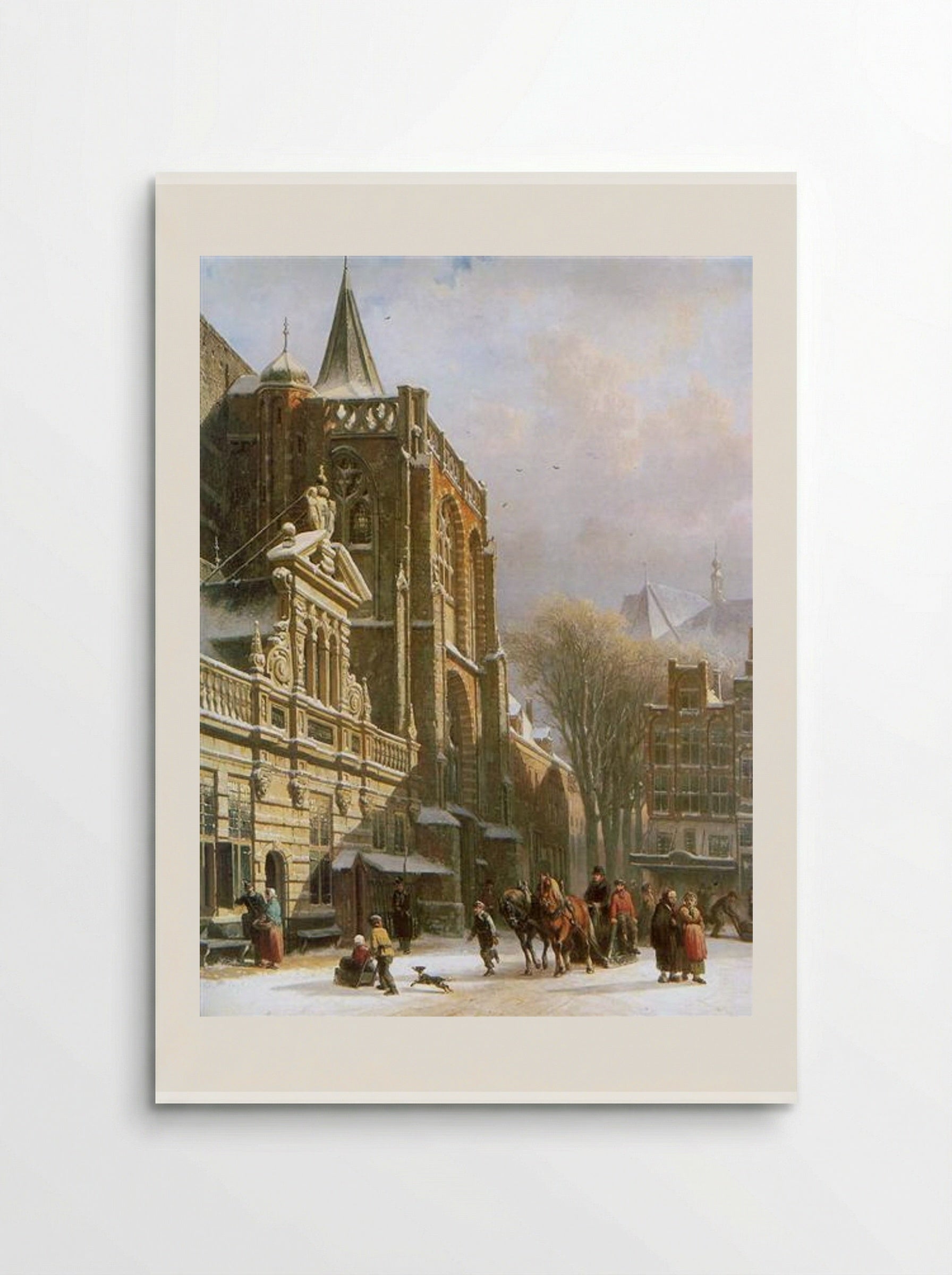 St. Michael Church in Zwolle - Cornelis Springer - Poster