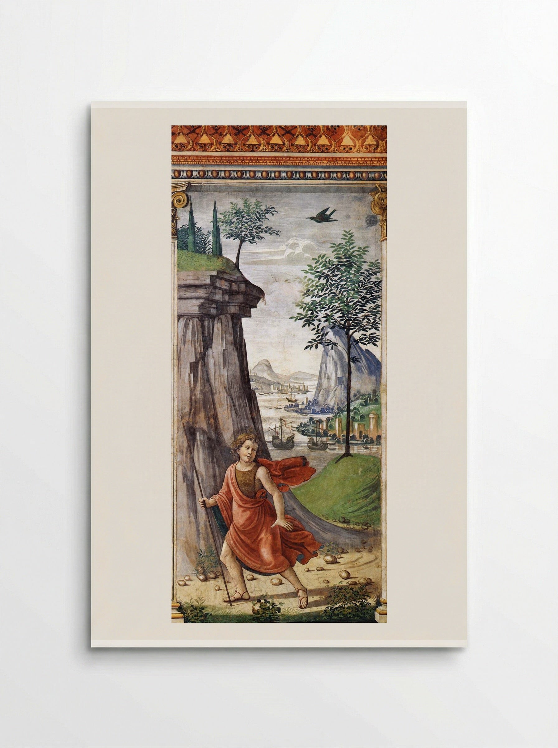 St. John the Baptist in the Desert - Domenico Ghirlandaio - Poster
