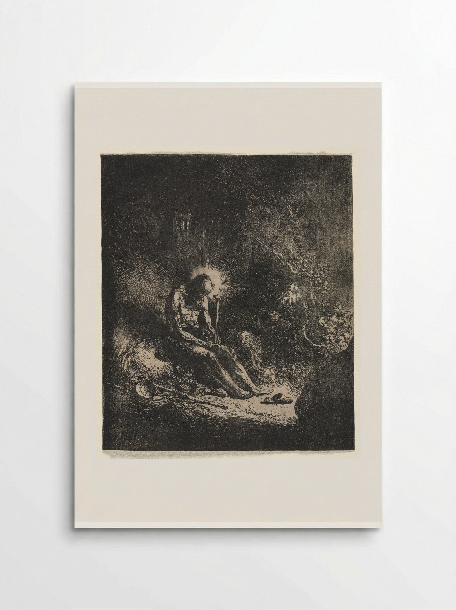 St. Jerome in the Wilderness - Jan Lievens - Poster