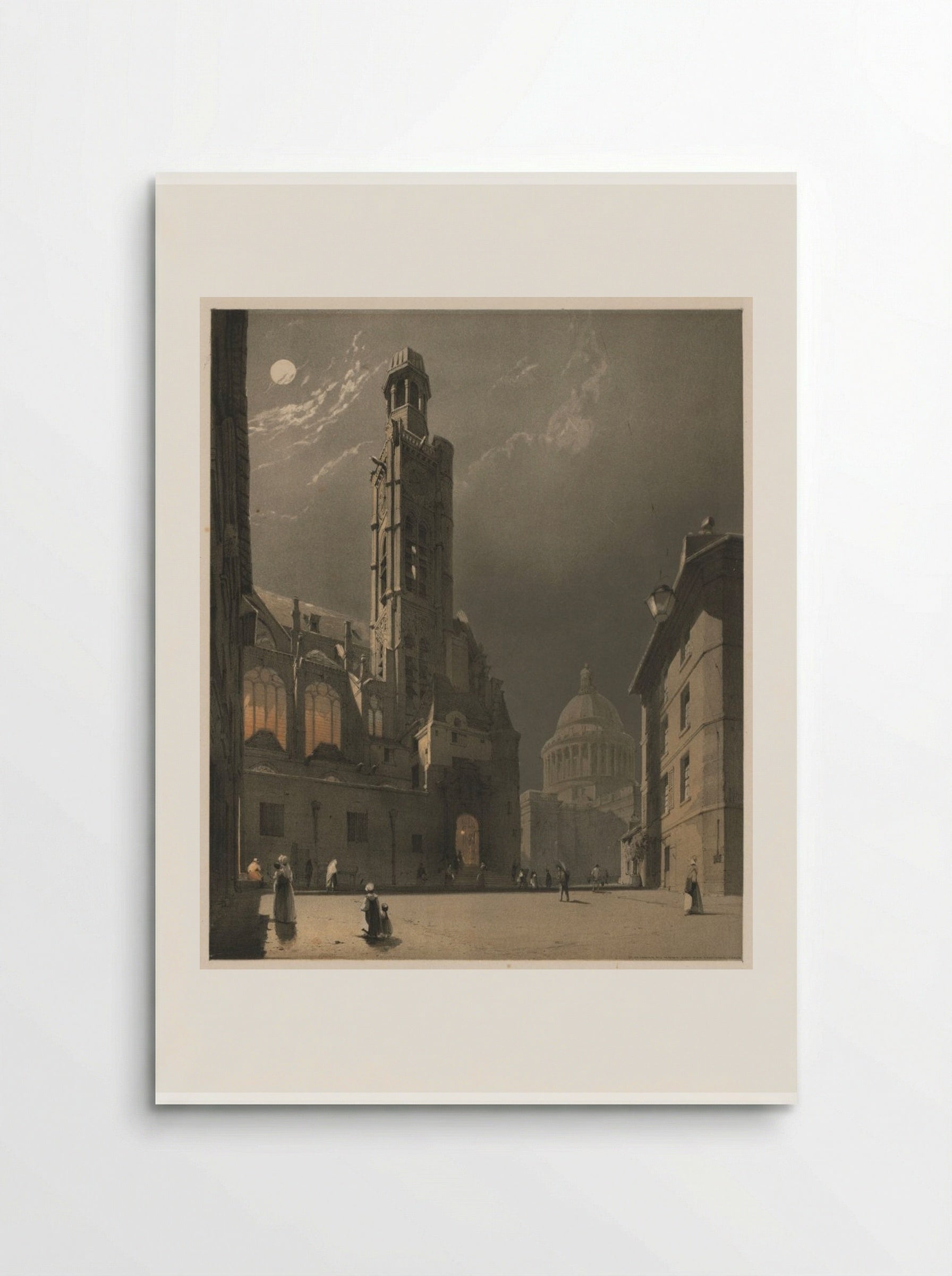 St. Etienne du Mont and the Pantheon, Paris - Thomas Shotter Boys - Poster