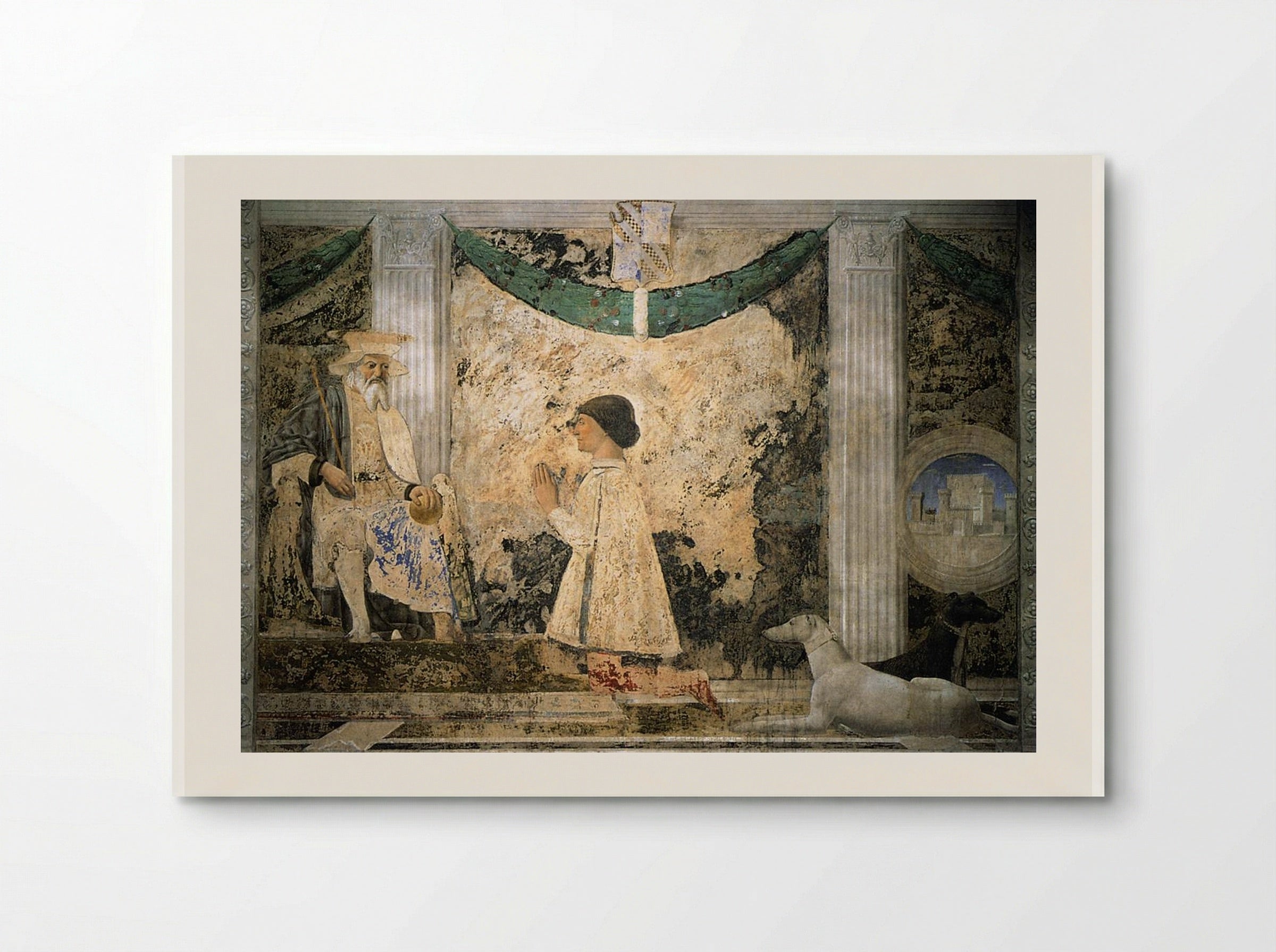 St. Sigismund and Sigismondo Pandolfo Malatesta - Piero della Francesca - Poster