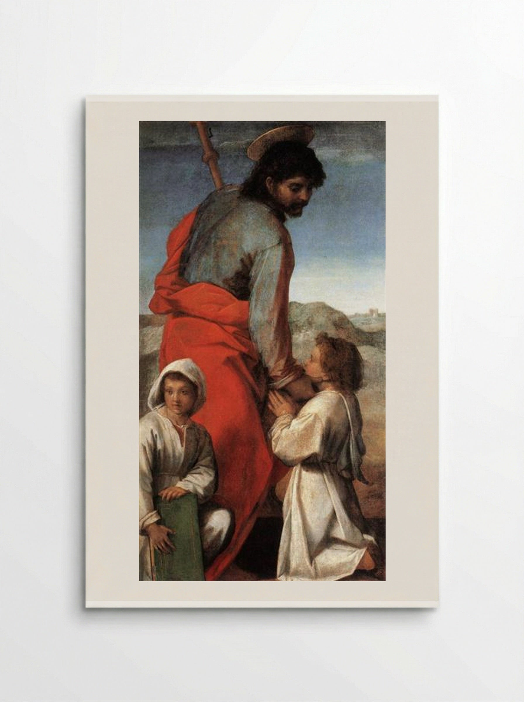 St. James with Two Children - Andrea del Sarto - Poster