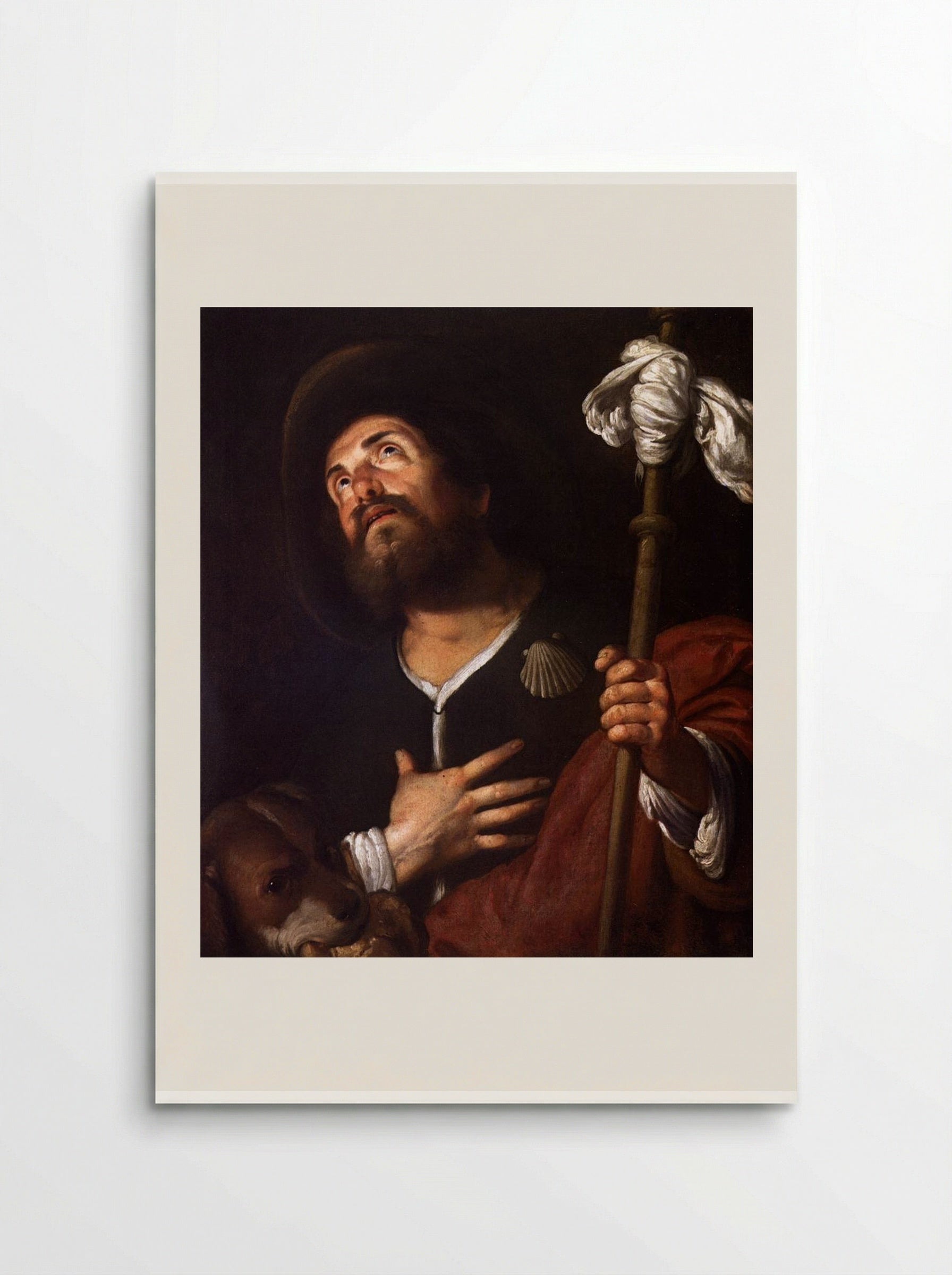 St. Roch - Bernardo Strozzi - Poster