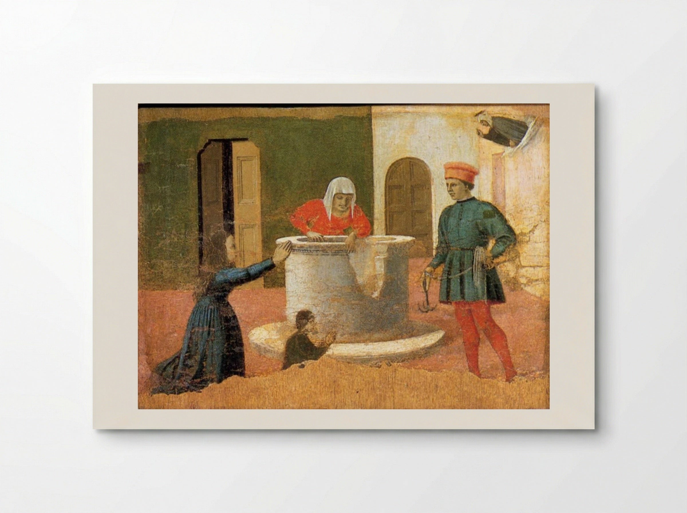 St. Elizabeth Saves a Boy - Piero della Francesca - Poster