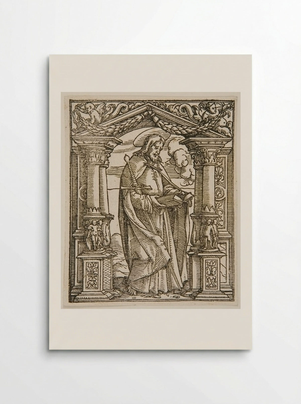 St. Paul Standing in a Niche - Hans Holbein the Younger - Poster