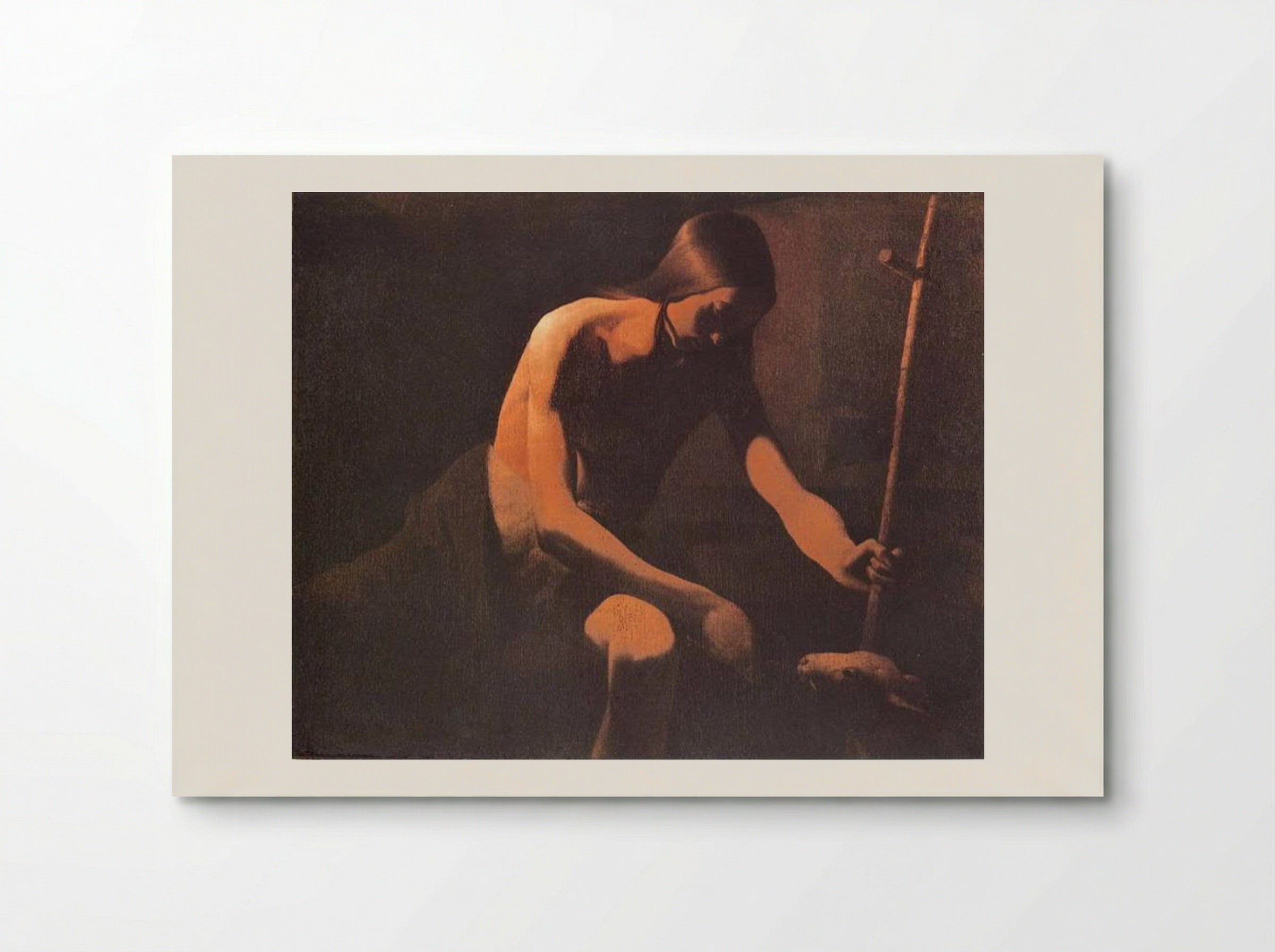 St. John the Baptist in the Desert - Georges de la Tour - Poster