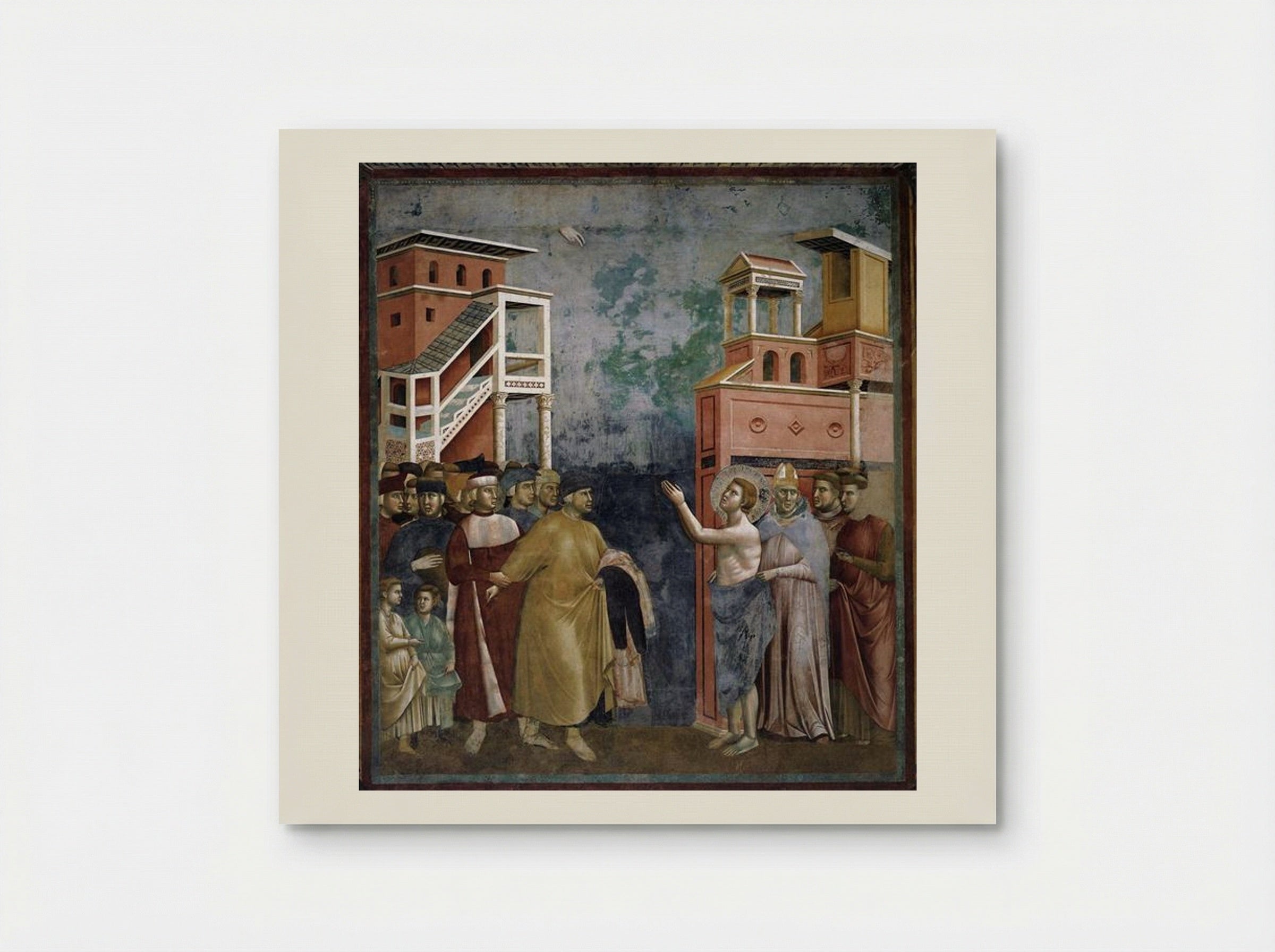 St. Francis Renounces all Worldly Goods - Giotto di Bondone - Poster