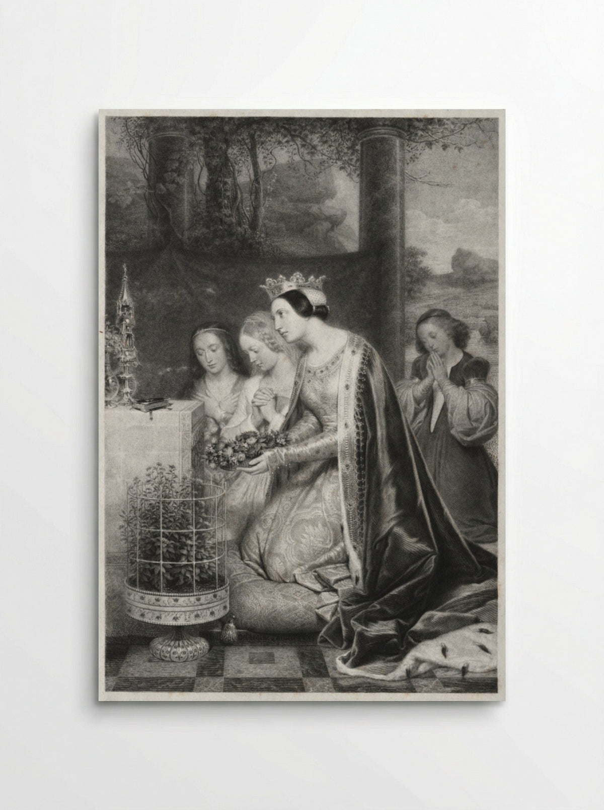 St. Amelia, Queen of Hungary - Paolo Mercuri - Poster